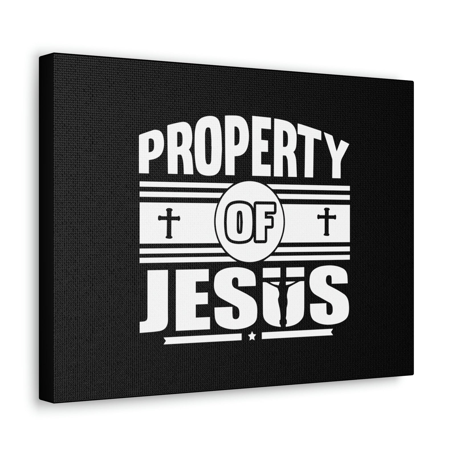 Scripture Walls Property Of Jesus 1 Corinthians 6:19 Cross Christian Wall Art Bible Verse Print Ready to Hang Unframed-Express Your Love Gifts