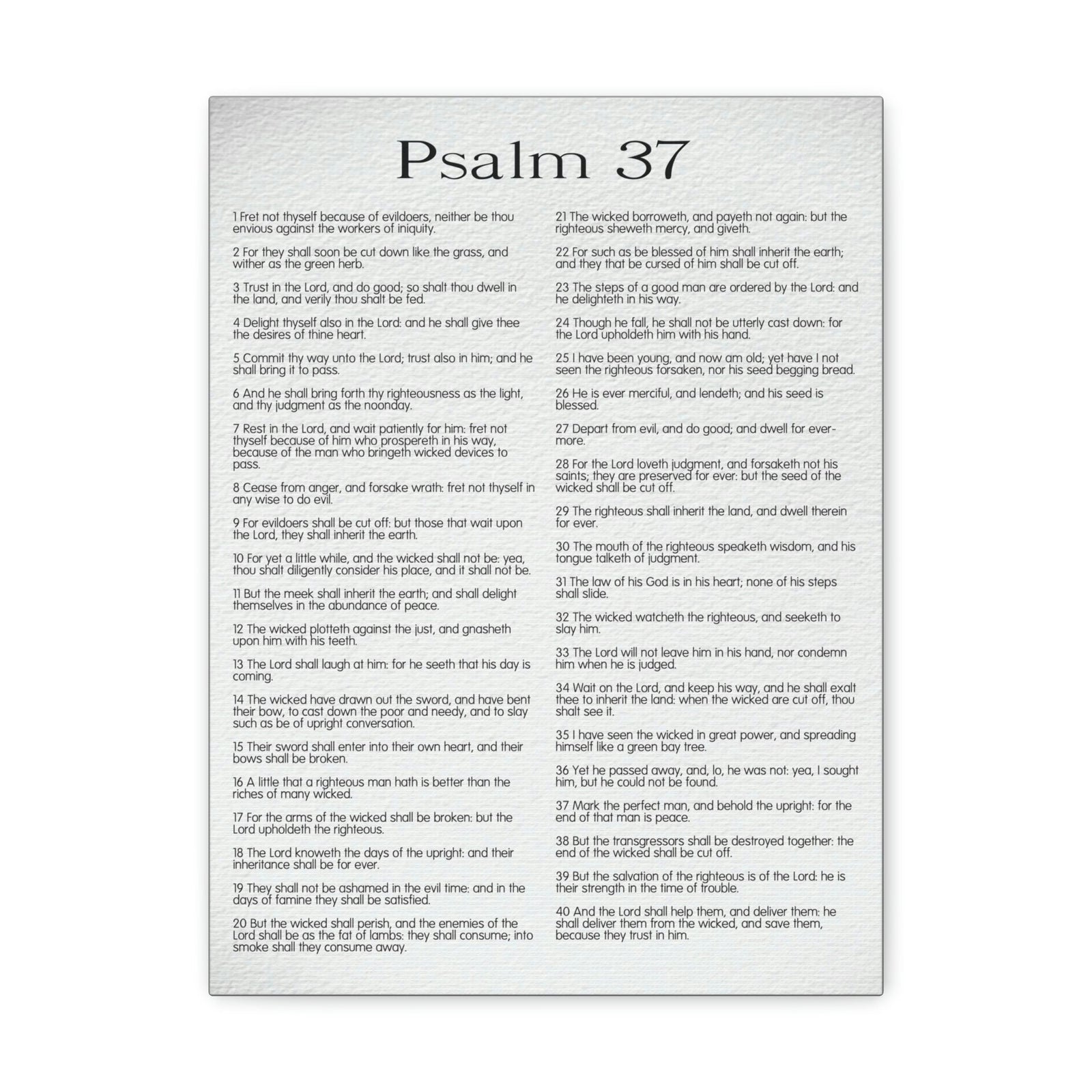 Scripture Walls Psalm 37 Delighting in His Righteousness Christian Wall Art Bible Verse Print Ready to Hang Unframed-Express Your Love Gifts