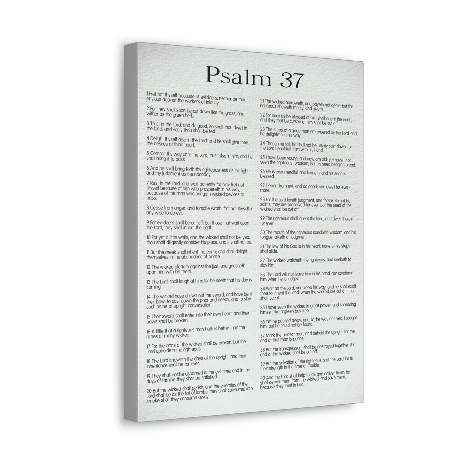 Scripture Walls Psalm 37 Delighting in His Righteousness Christian Wall Art Bible Verse Print Ready to Hang Unframed-Express Your Love Gifts