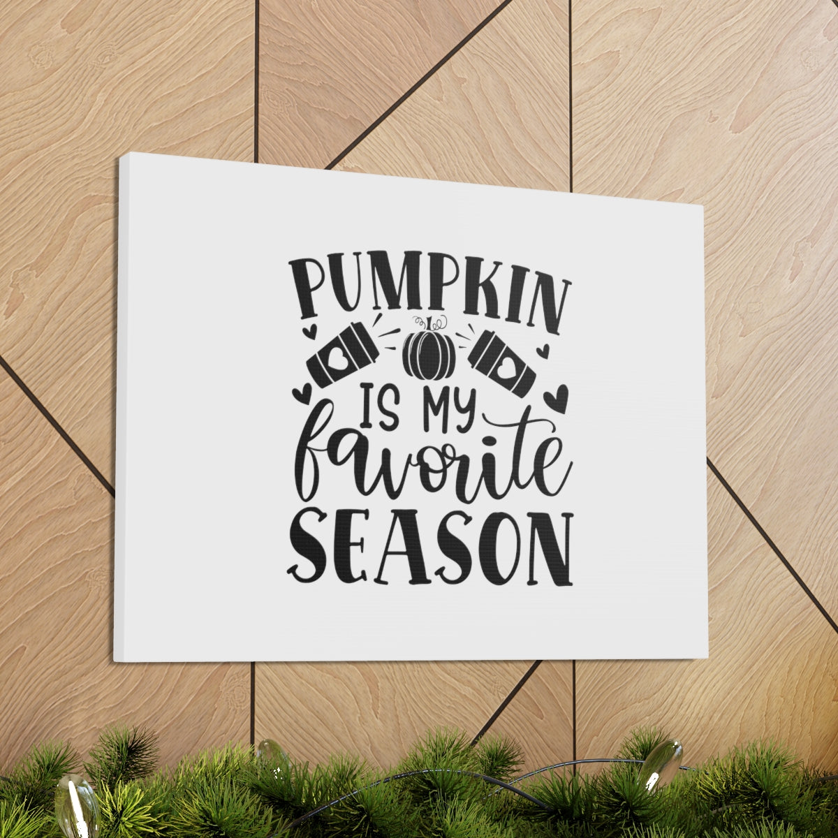 Scripture Walls Pumpkin Is My Favorite Season 2 Timothy 4:2 NIV Wall Art Print Ready to Hang Unframed-Express Your Love Gifts