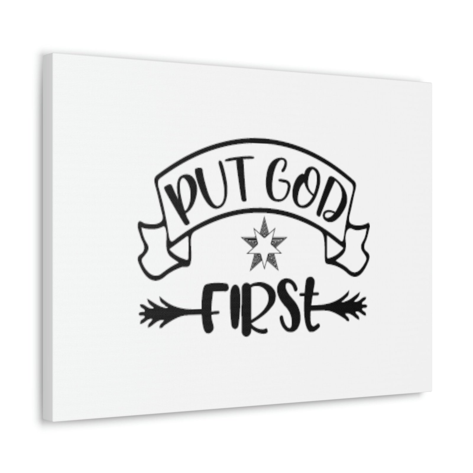 Scripture Walls Put God First Matthew 6:33 Christian Wall Art Bible Verse Print Ready to Hang Unframed-Express Your Love Gifts