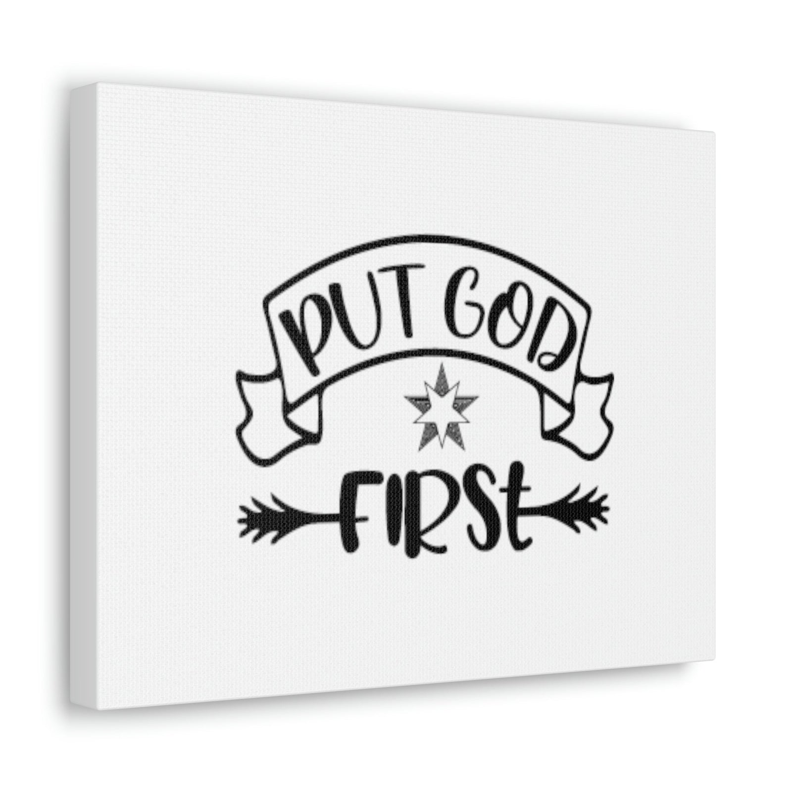 Scripture Walls Put God First Matthew 6:33 Christian Wall Art Bible Verse Print Ready to Hang Unframed-Express Your Love Gifts