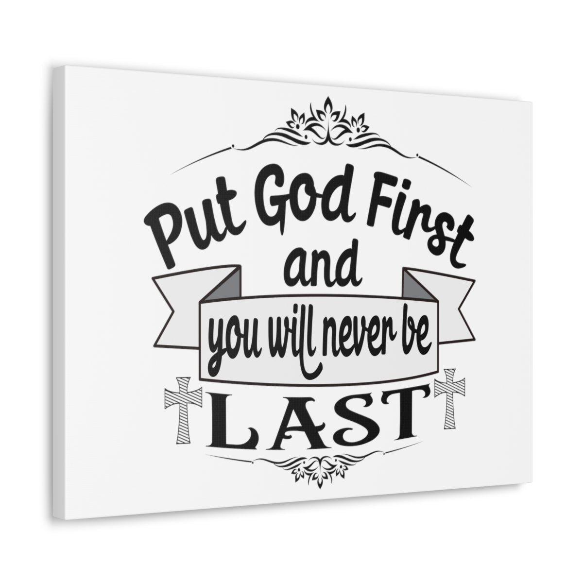 Scripture Walls Put God First Matthew 6:33 Christian Wall Art Print Ready to Hang Unframed-Express Your Love Gifts