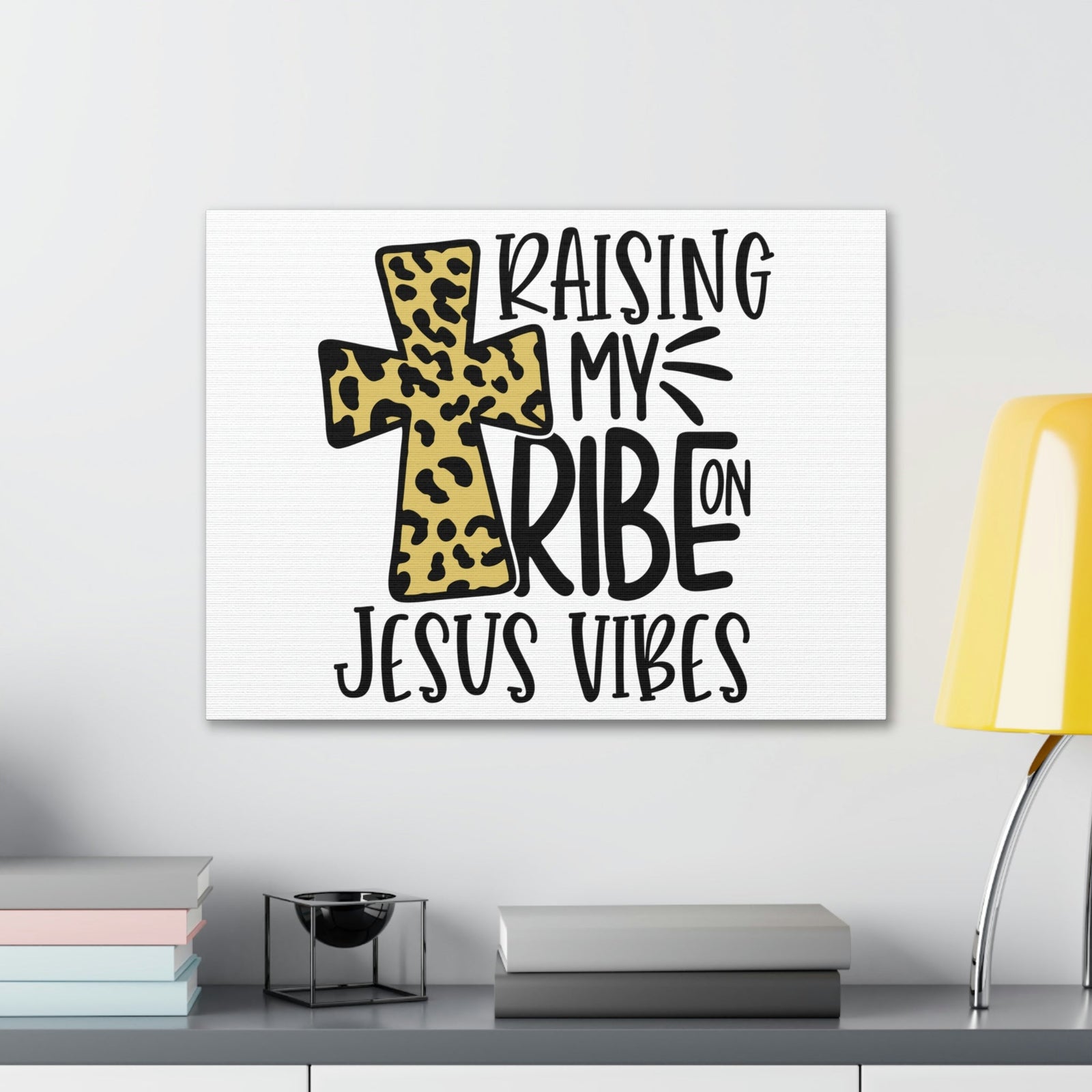 Scripture Walls Raising My Tribe On Jesus Vibes Luke 18:27 Christian Wall Art Print Ready to Hang Unframed-Express Your Love Gifts