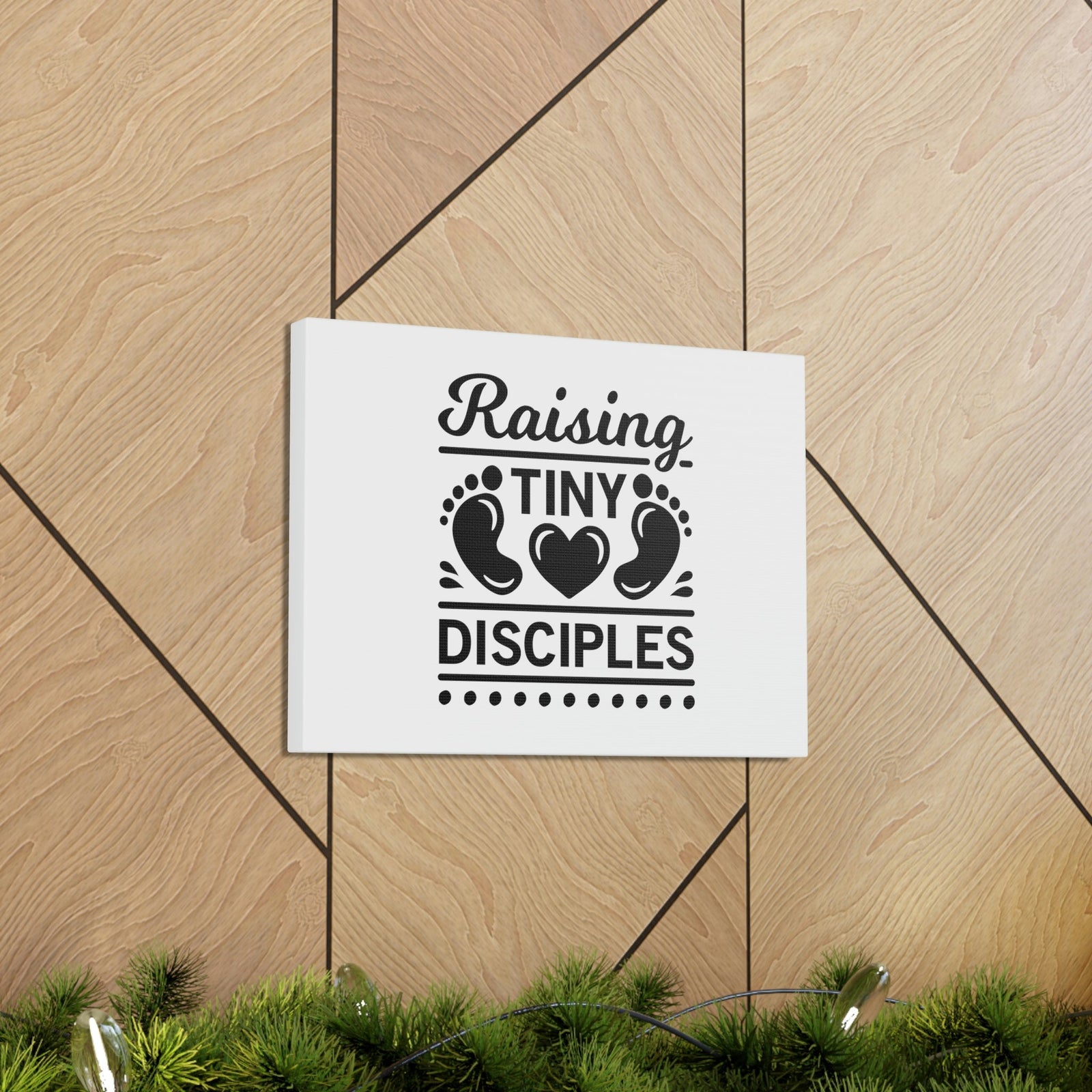 Scripture Walls Raising Tiny Disciples 1 Corinthians 11:1 Christian Wall Art Bible Verse Print Ready to Hang Unframed-Express Your Love Gifts