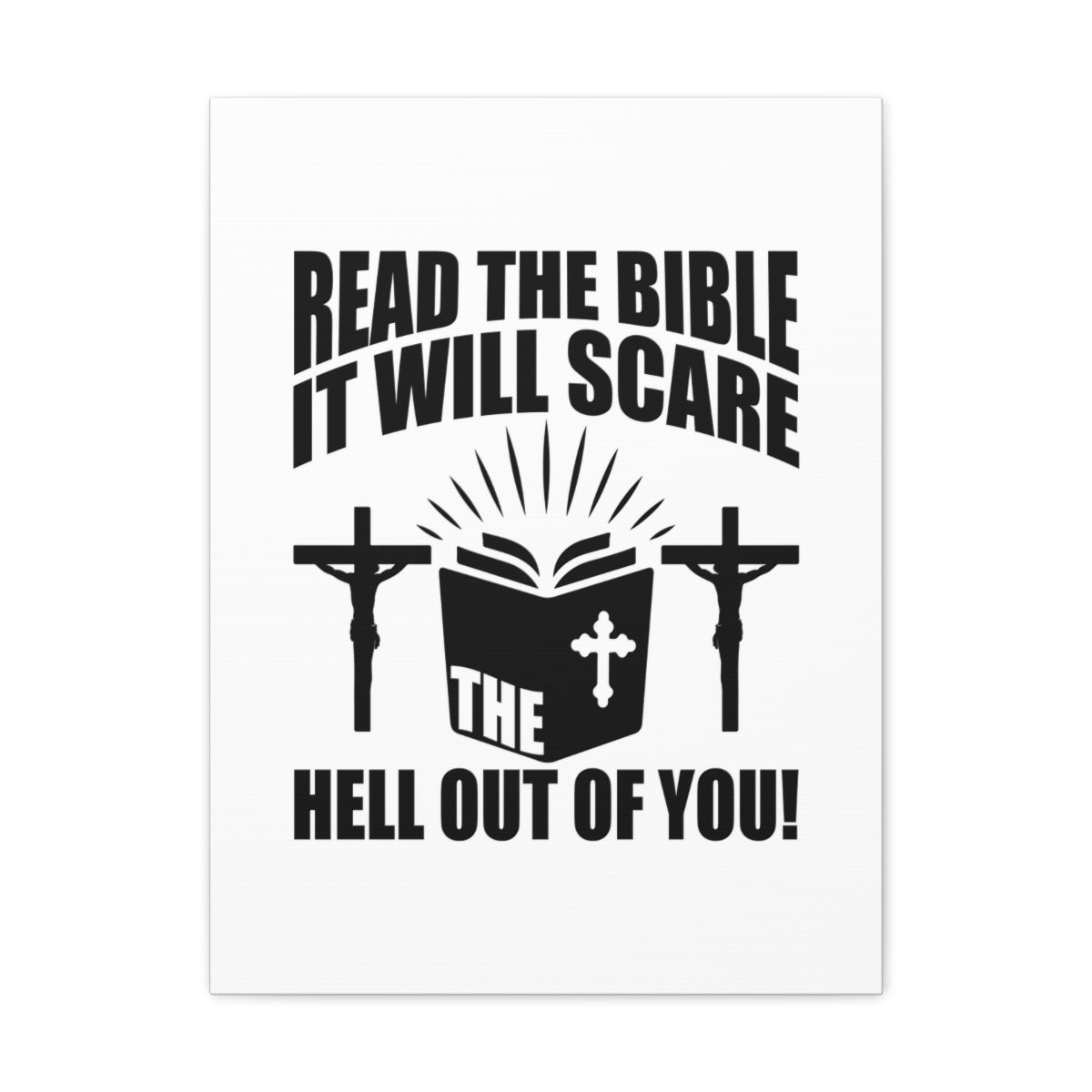 Scripture Walls Read The Bible 2 Timothy 3:16 Cross Christian Wall Art Bible Verse Print Ready to Hang Unframed-Express Your Love Gifts