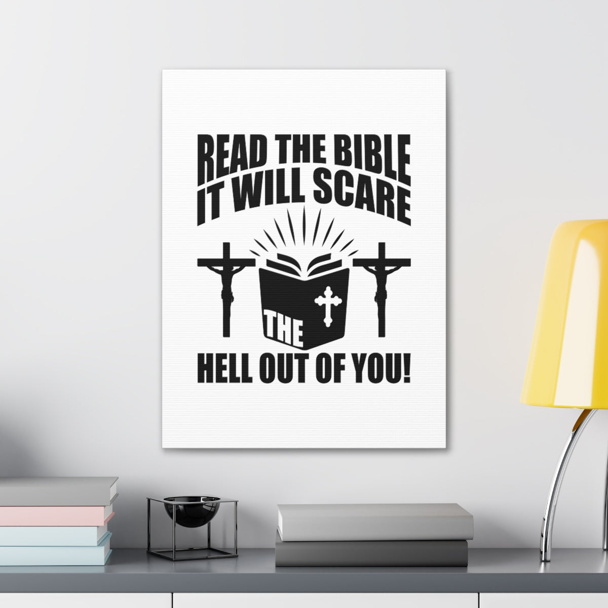Scripture Walls Read The Bible 2 Timothy 3:16 Cross Christian Wall Art Bible Verse Print Ready to Hang Unframed-Express Your Love Gifts