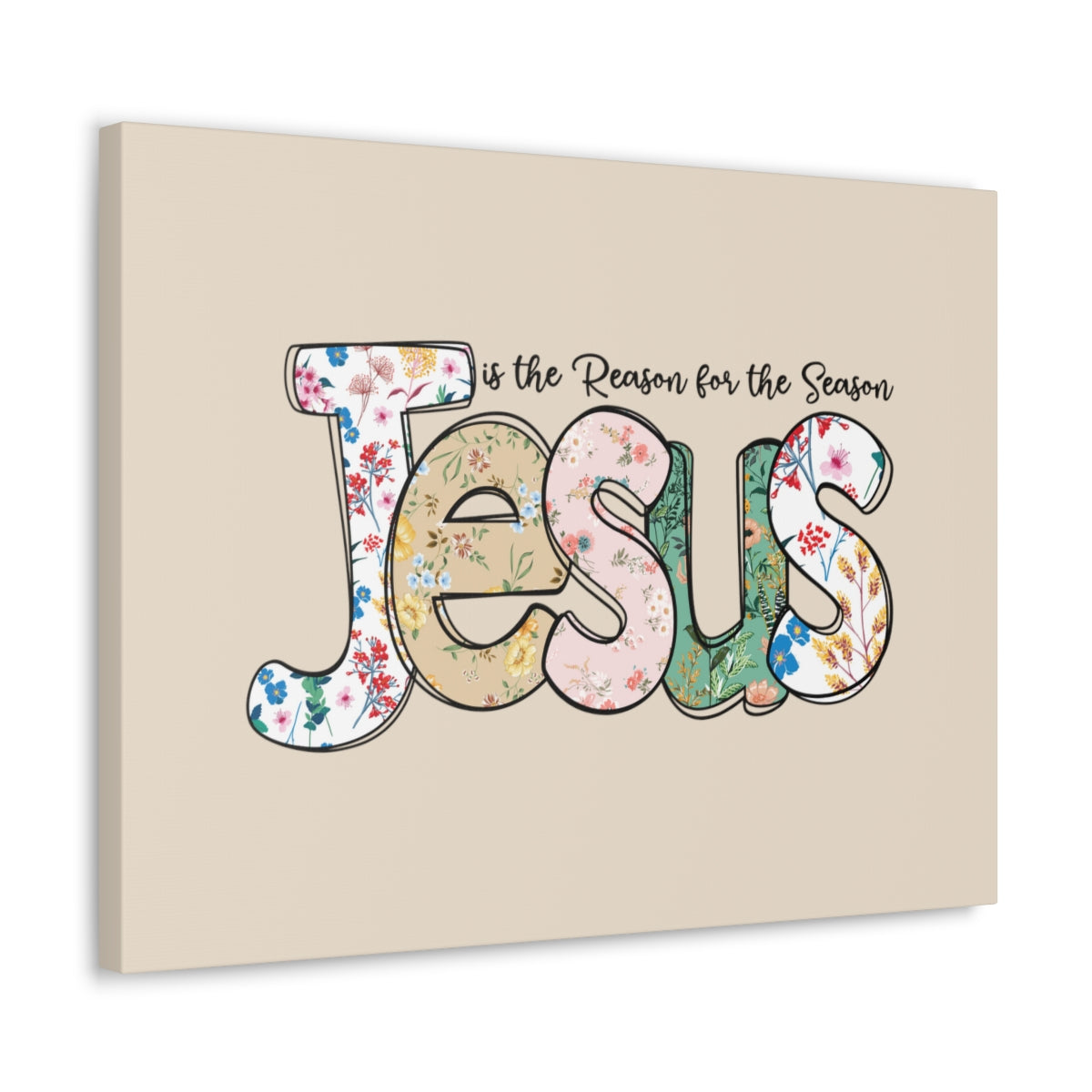 Scripture Walls Reason For The Season 1 Timothy 1:16 Bible Verse Canvas Christian Wall Art Ready to Hang Unframed-Express Your Love Gifts