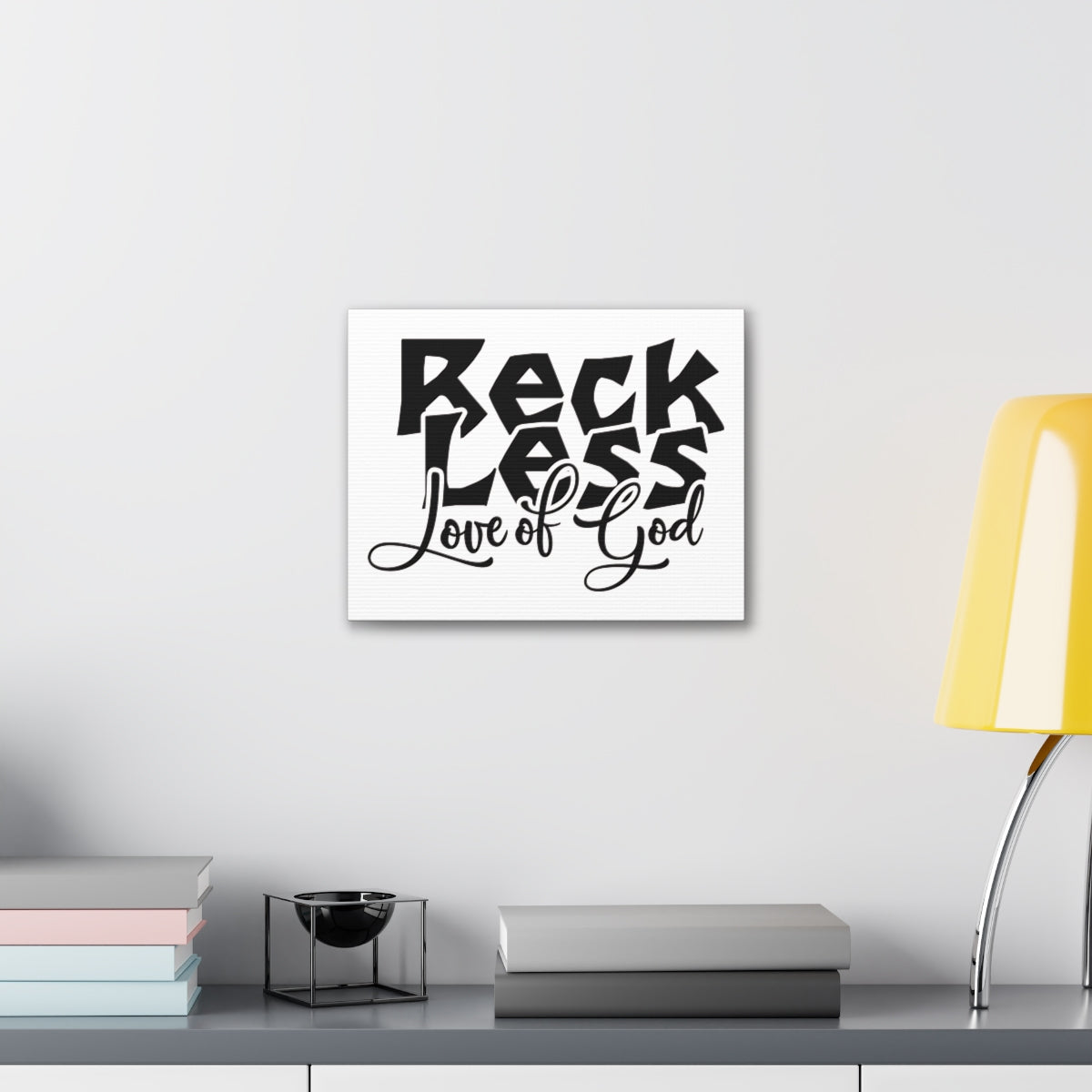 Scripture Walls Reckless Love Of God 1 John 4:8 Christian Wall Art Print Ready to Hang Unframed-Express Your Love Gifts