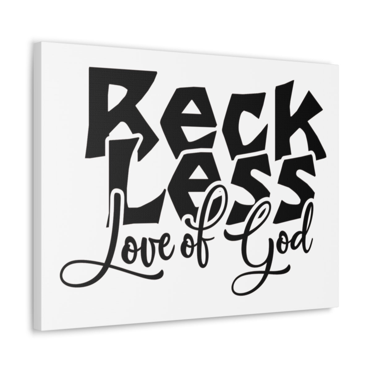 Scripture Walls Reckless Love Of God 1 John 4:8 Christian Wall Art Print Ready to Hang Unframed-Express Your Love Gifts