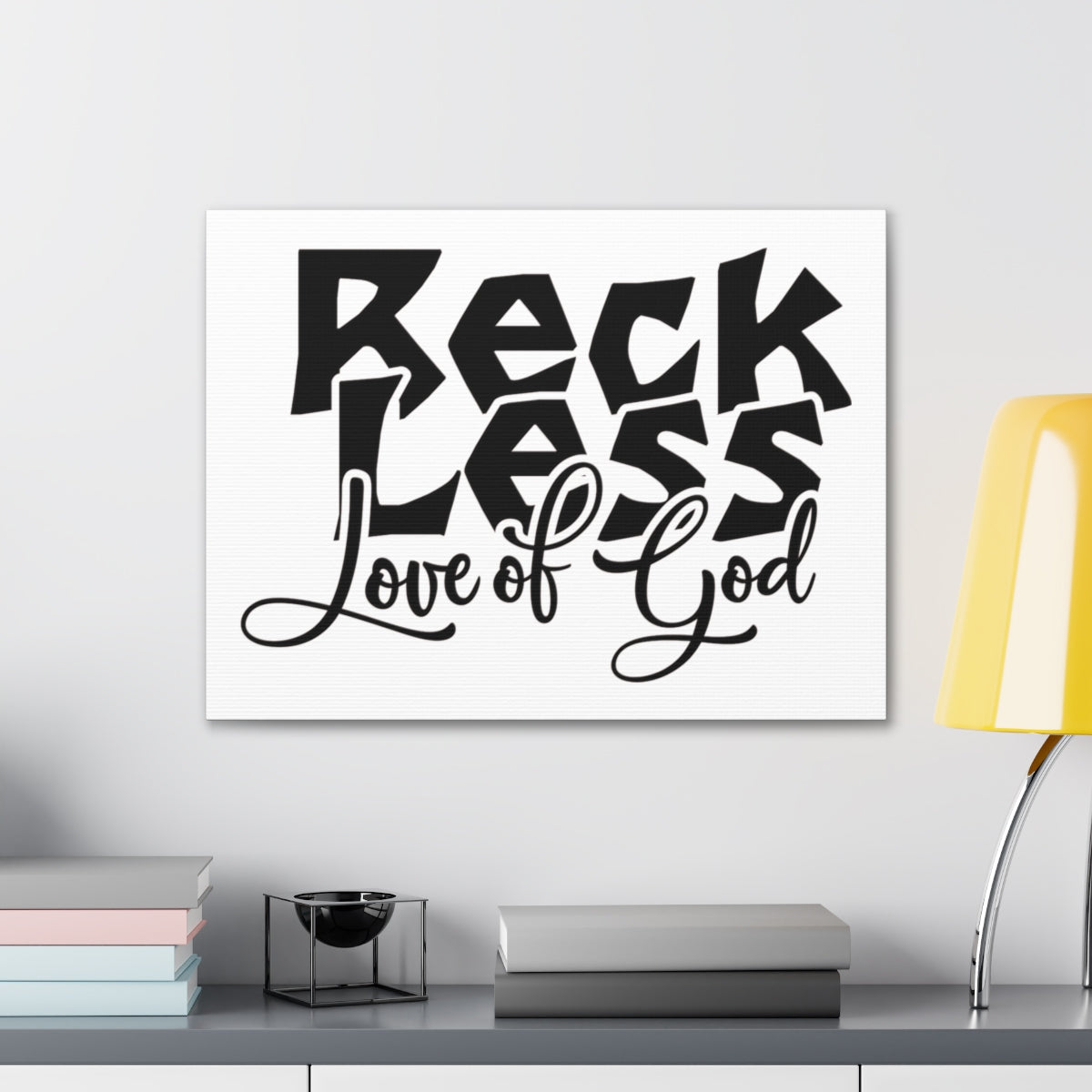 Scripture Walls Reckless Love Of God 1 John 4:8 Christian Wall Art Print Ready to Hang Unframed-Express Your Love Gifts