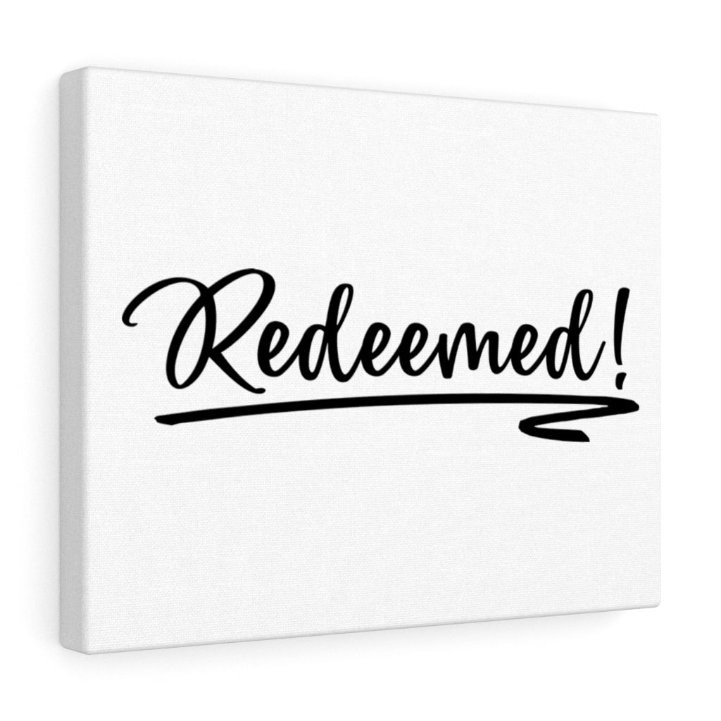 Scripture Walls Redeemed Bible Verse Canvas Christian Wall Art Ready to Hang Unframed-Express Your Love Gifts