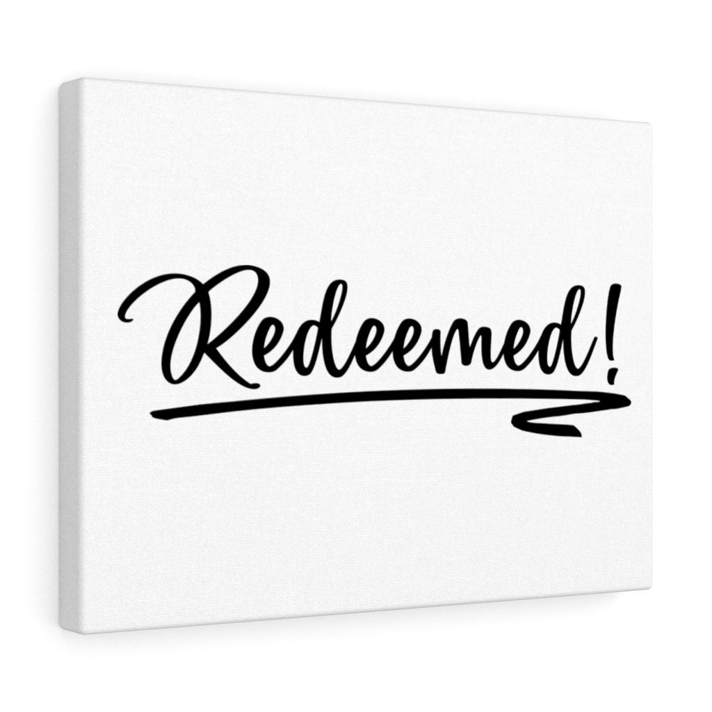 Scripture Walls Redeemed Bible Verse Canvas Christian Wall Art Ready to Hang Unframed-Express Your Love Gifts