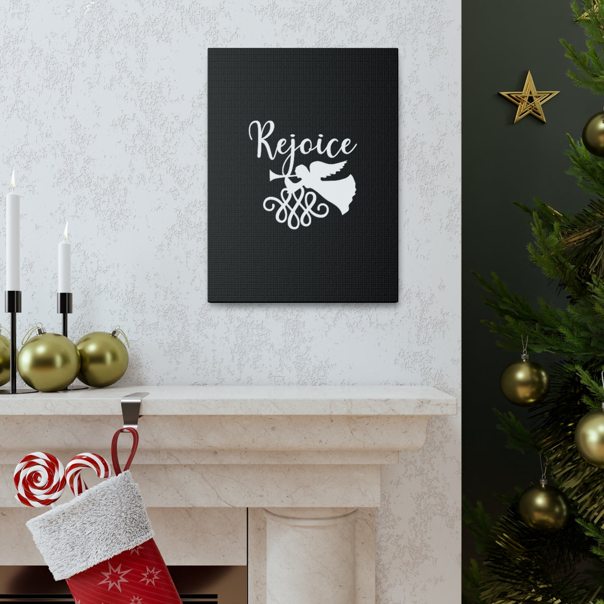 Scripture Walls Rejoice Deuteronomy 12:7 Christian Wall Art Bible Verse Print Ready to Hang Unframed-Express Your Love Gifts