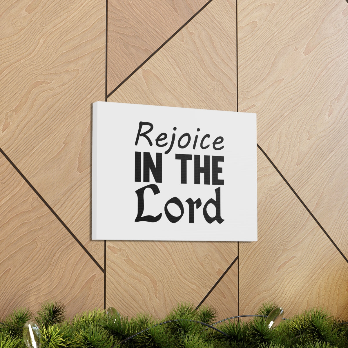 Scripture Walls Rejoice In The Lord Philippians 4:4 Christian Wall Art Bible Verse Print Ready to Hang Unframed-Express Your Love Gifts