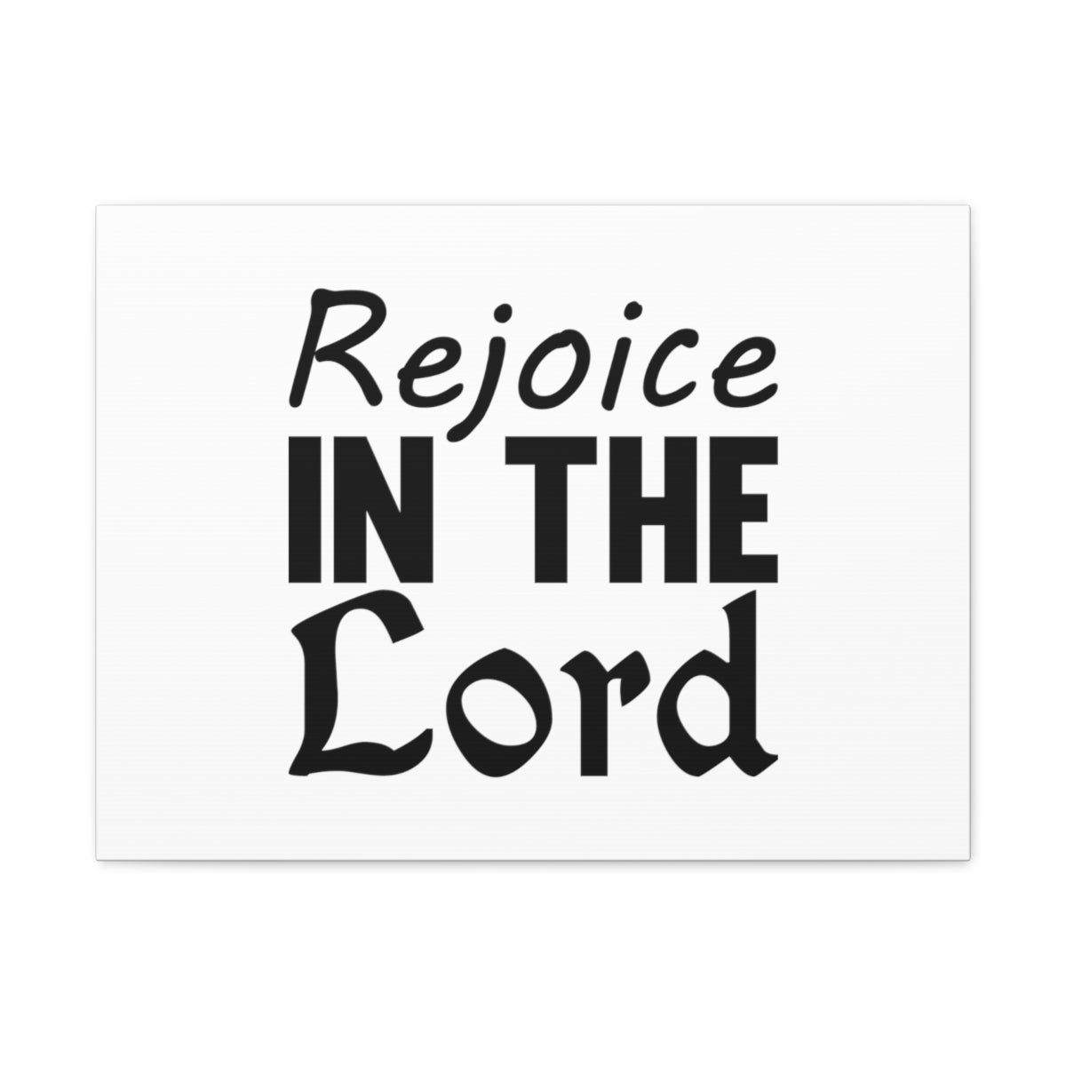 Scripture Walls Rejoice In The Lord Philippians 4:4 Christian Wall Art Bible Verse Print Ready to Hang Unframed-Express Your Love Gifts
