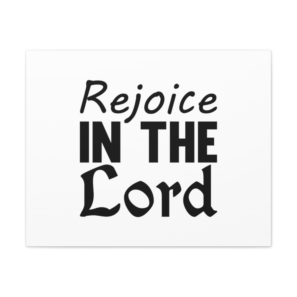Scripture Walls Rejoice In The Lord Philippians 4:4 Christian Wall Art Bible Verse Print Ready to Hang Unframed-Express Your Love Gifts