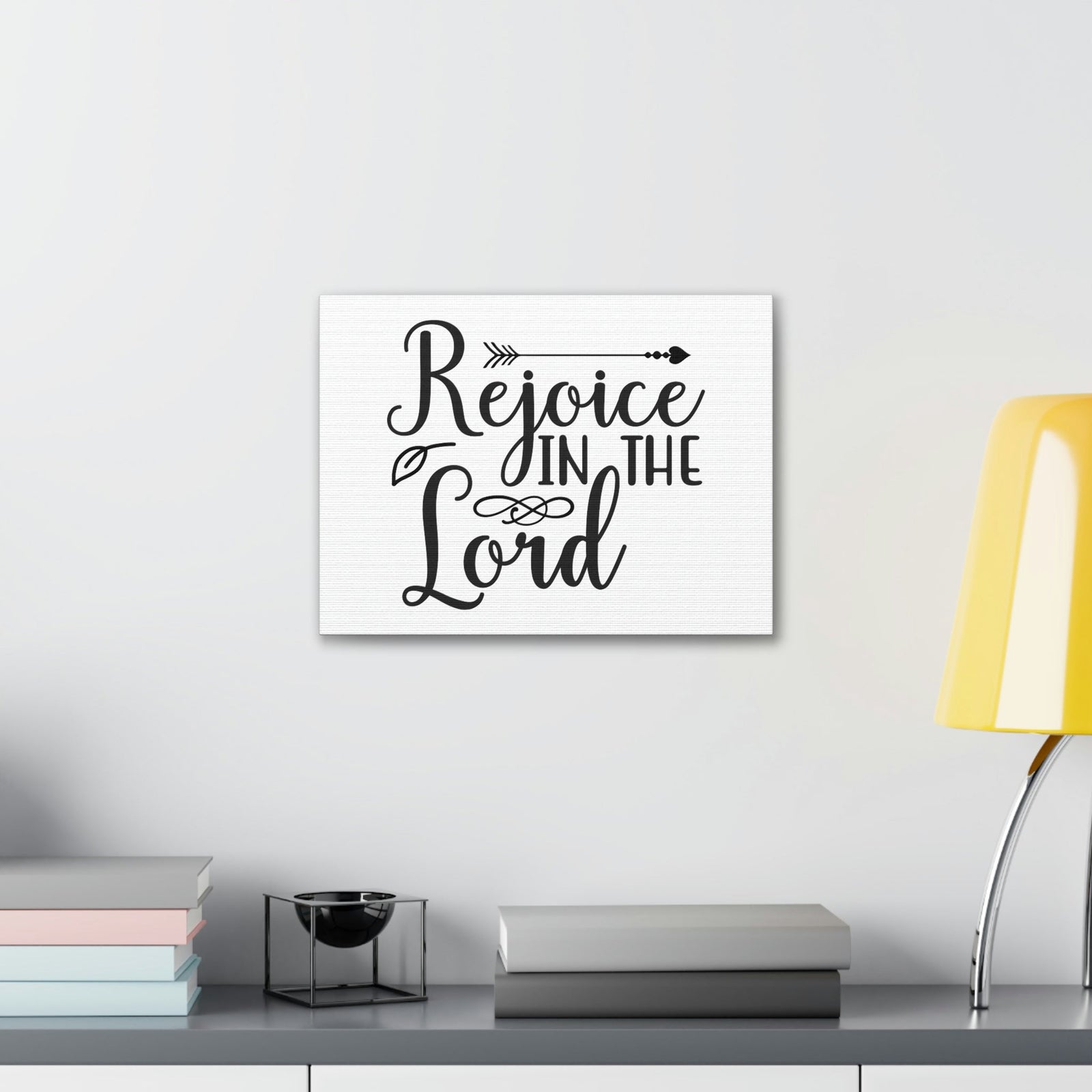Scripture Walls Rejoice In The World Romans 12:12 Christian Wall Art Print Ready to Hang Unframed-Express Your Love Gifts