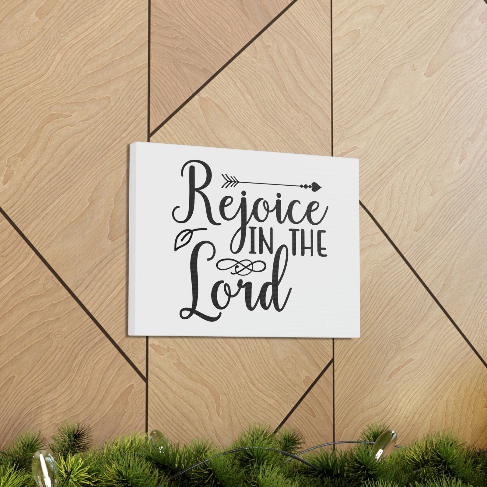 Scripture Walls Rejoice In The World Romans 12:12 Christian Wall Art Print Ready to Hang Unframed-Express Your Love Gifts