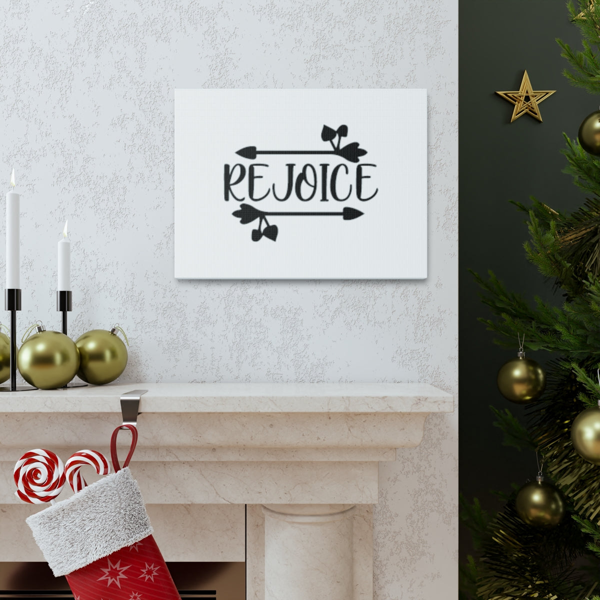 Scripture Walls Rejoice Romans 5:1-2 Christian Wall Art Bible Verse Print Ready to Hang Unframed-Express Your Love Gifts