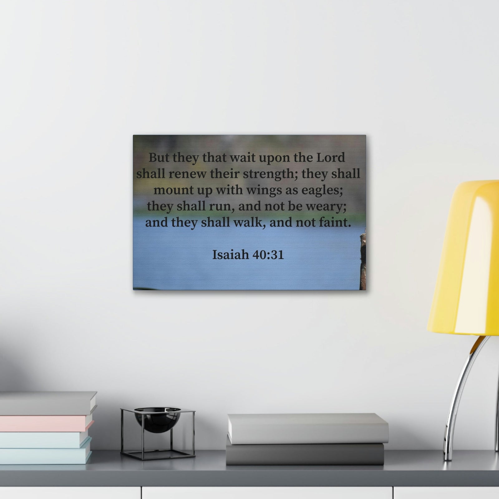 Scripture Walls Renew Their Strength Isaiah 40:31 Christian Wall Art Bible Verse Print Ready to Hang Unframed-Express Your Love Gifts