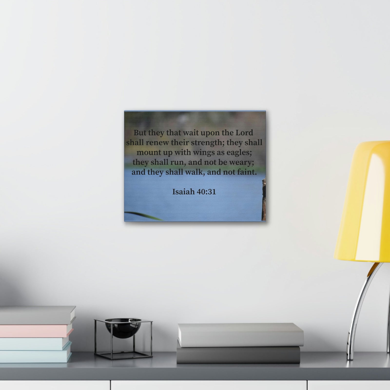 Scripture Walls Renew Their Strength Isaiah 40:31 Christian Wall Art Bible Verse Print Ready to Hang Unframed-Express Your Love Gifts