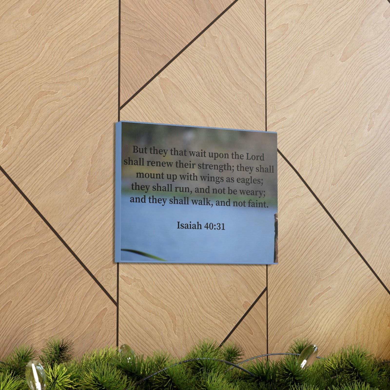 Scripture Walls Renew Their Strength Isaiah 40:31 Christian Wall Art Bible Verse Print Ready to Hang Unframed-Express Your Love Gifts