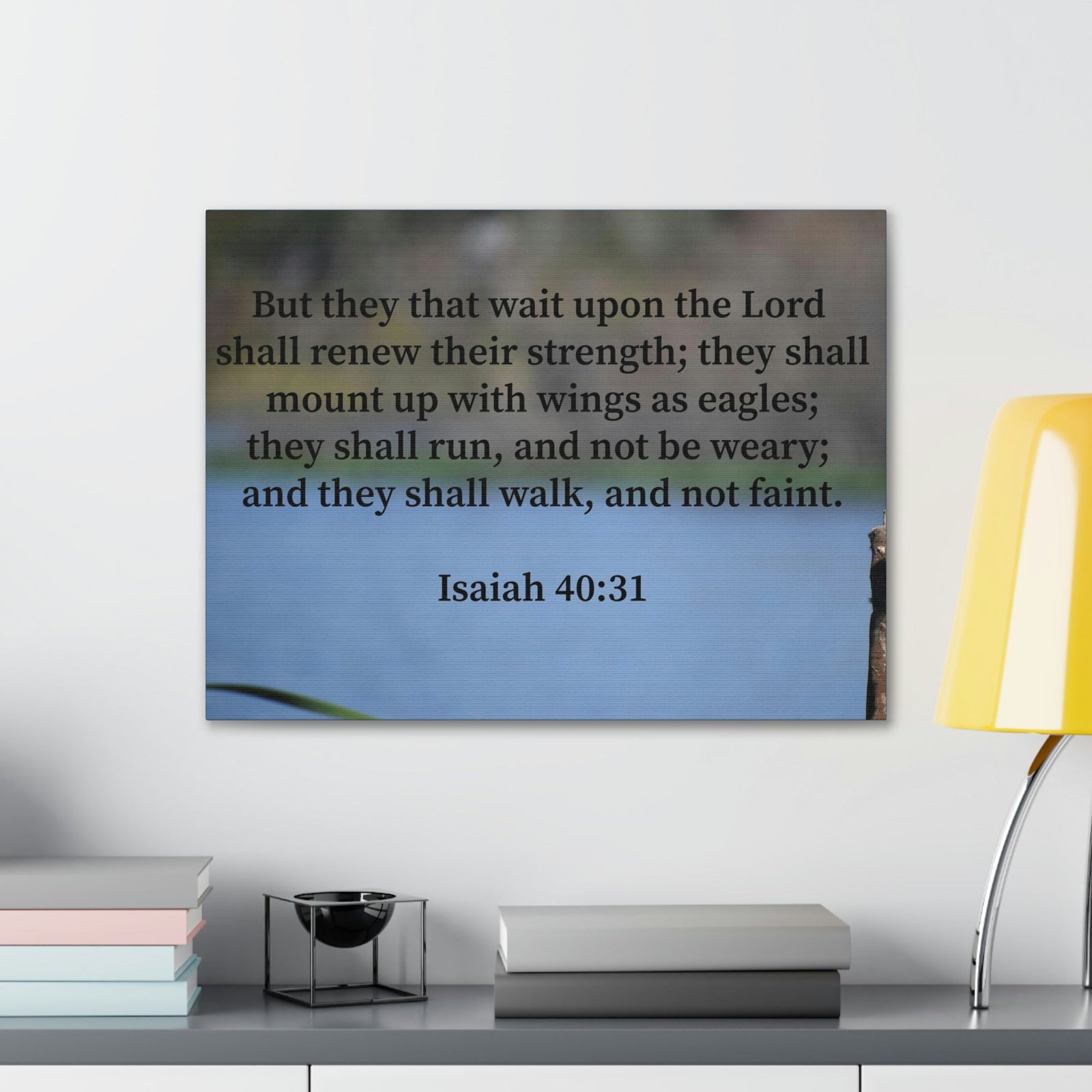 Scripture Walls Renew Their Strength Isaiah 40:31 Christian Wall Art Bible Verse Print Ready to Hang Unframed-Express Your Love Gifts