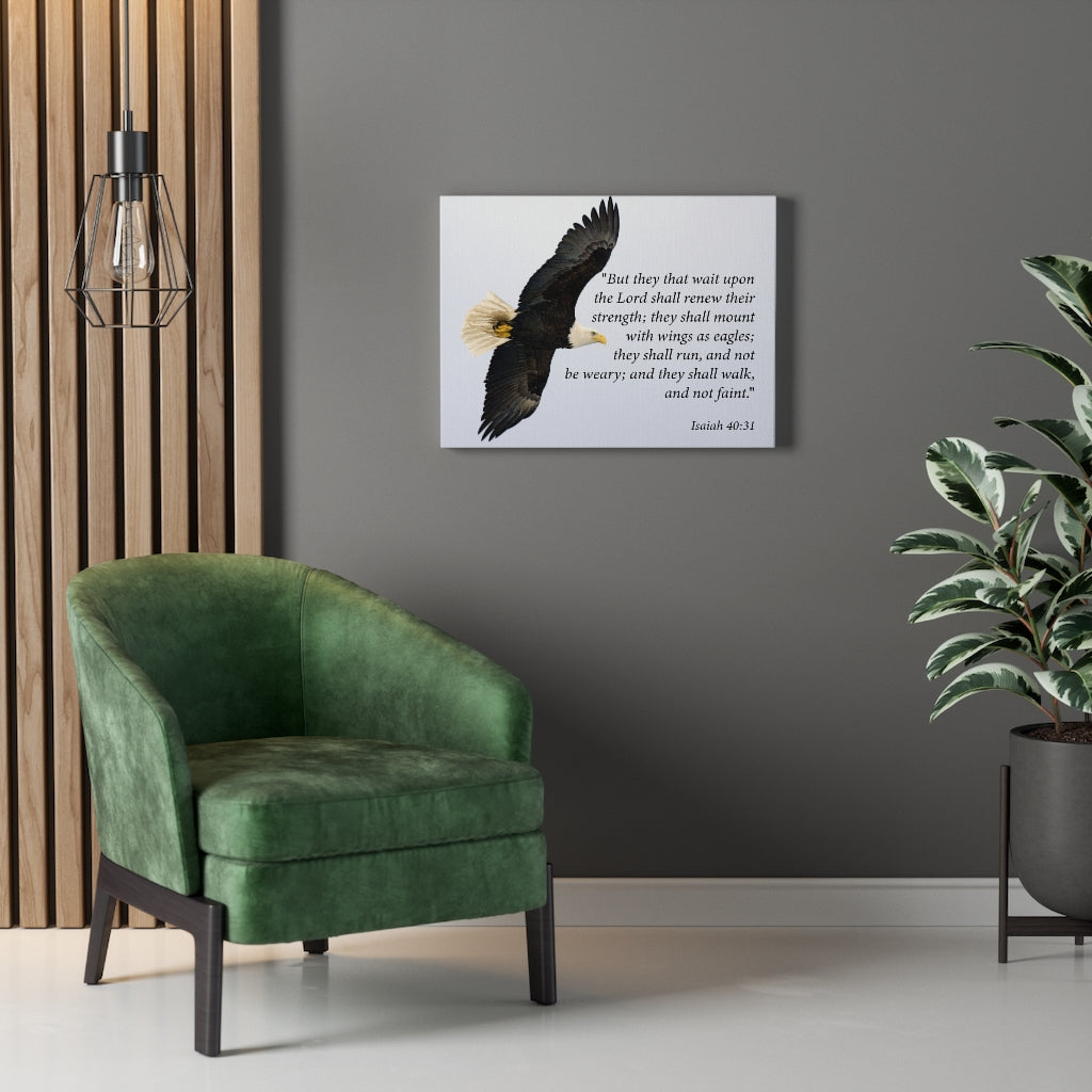 Scripture Walls Renewed Strength in God Isaiah 40:31 Scripture Wall Art Christian Home Decor Unframed-Express Your Love Gifts