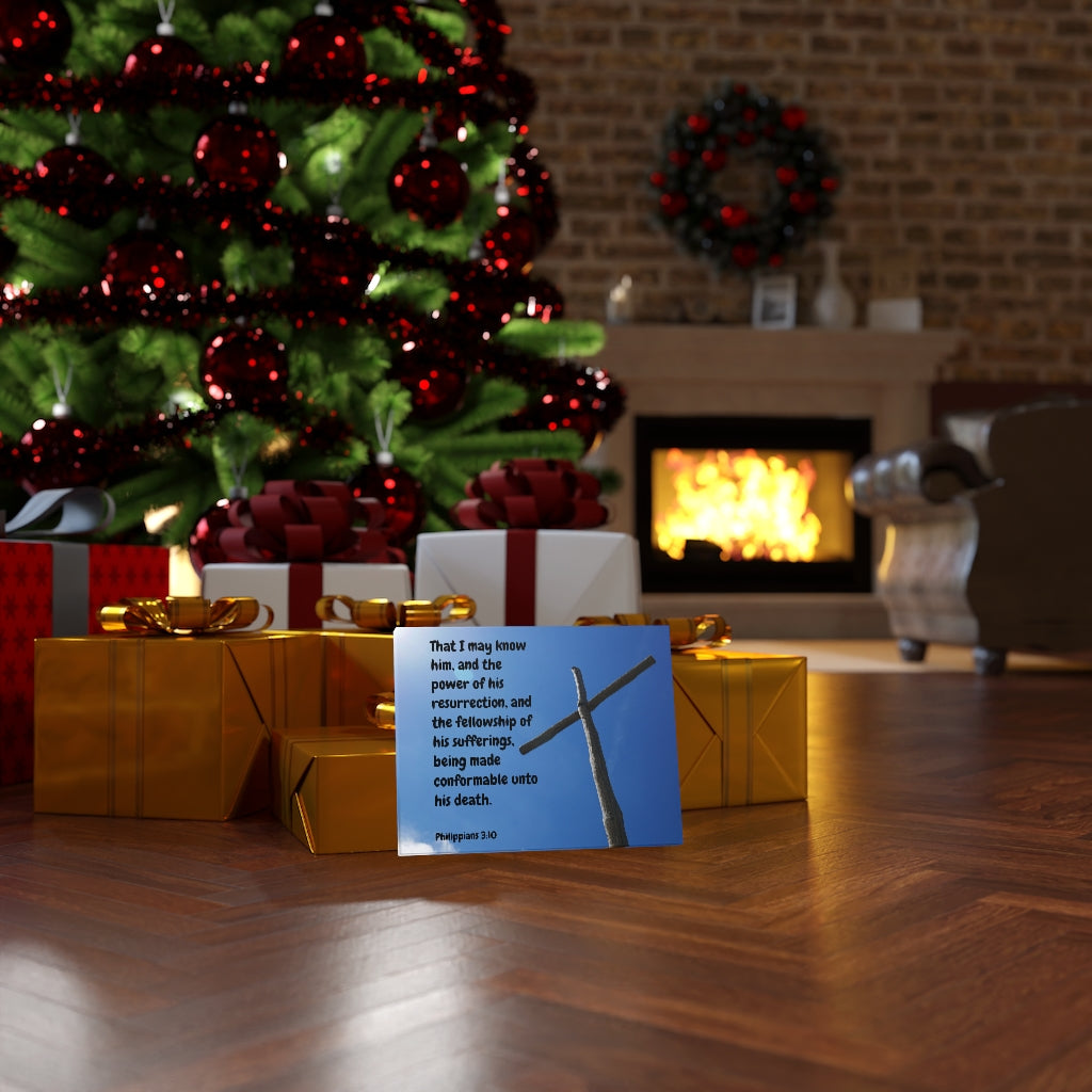 Scripture Walls Resurrection Philippians 3:10 Bible Verse Canvas Christian Wall Art Ready to Hang Unframed-Express Your Love Gifts