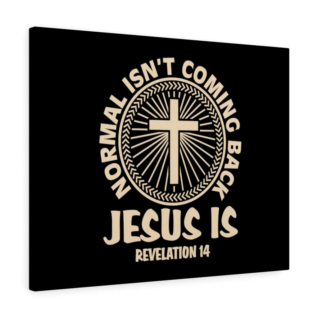 Scripture Walls Revelation 14 Jesus Is Coming Back Bible Verse Canvas Christian Wall Art Ready to Hang Unframed-Express Your Love Gifts