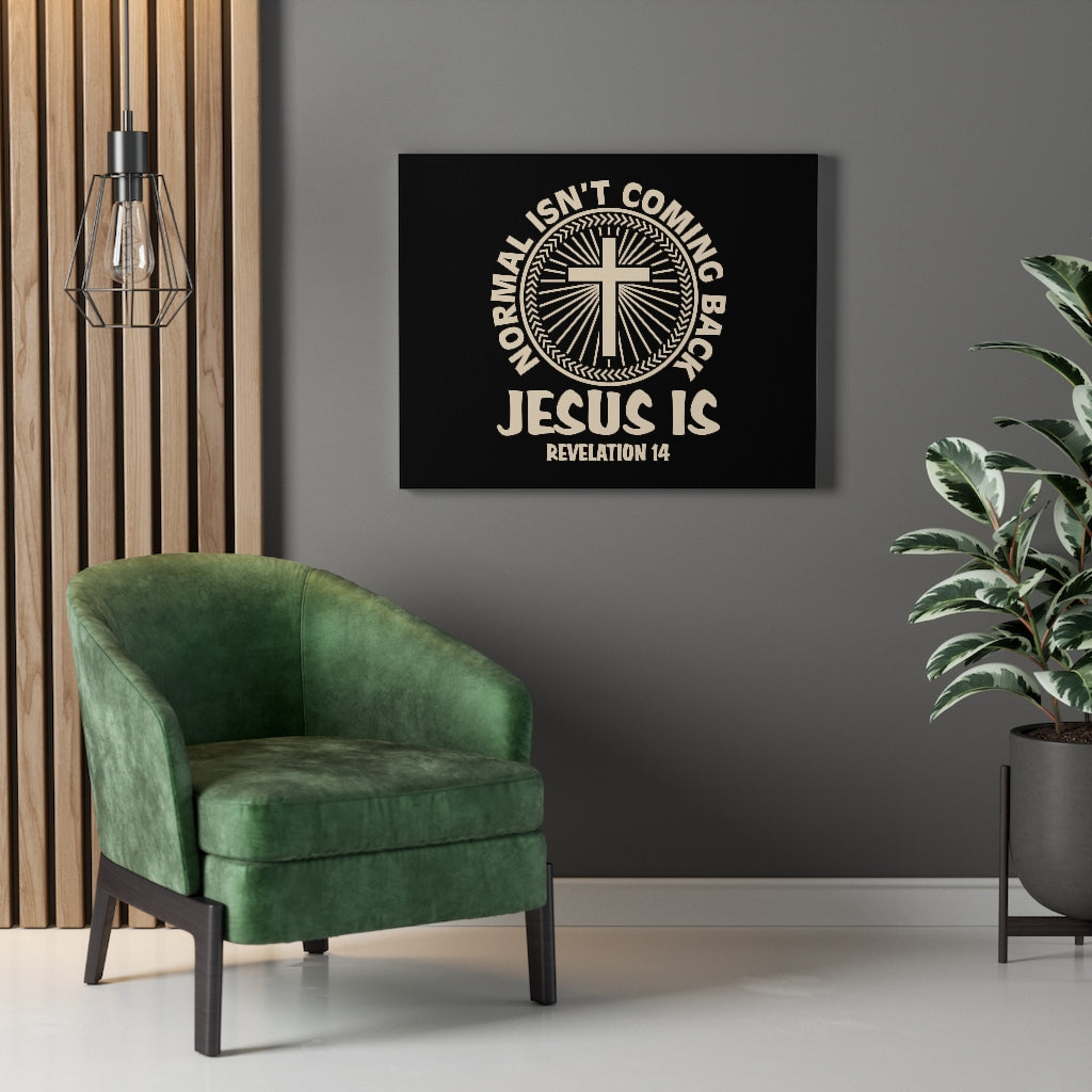 Scripture Walls Revelation 14 Jesus Is Coming Back Bible Verse Canvas Christian Wall Art Ready to Hang Unframed-Express Your Love Gifts