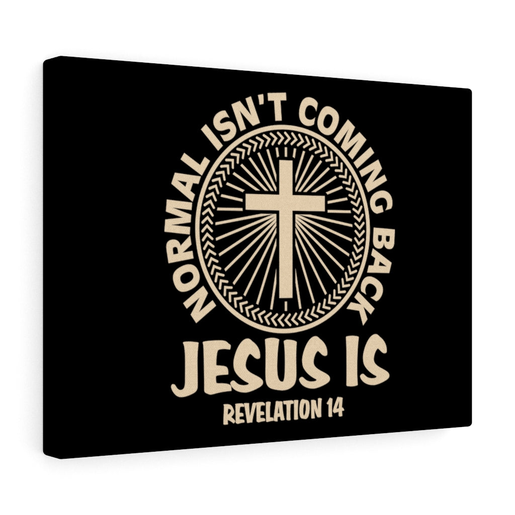 Scripture Walls Revelation 14 Jesus Is Coming Back Bible Verse Canvas Christian Wall Art Ready to Hang Unframed-Express Your Love Gifts