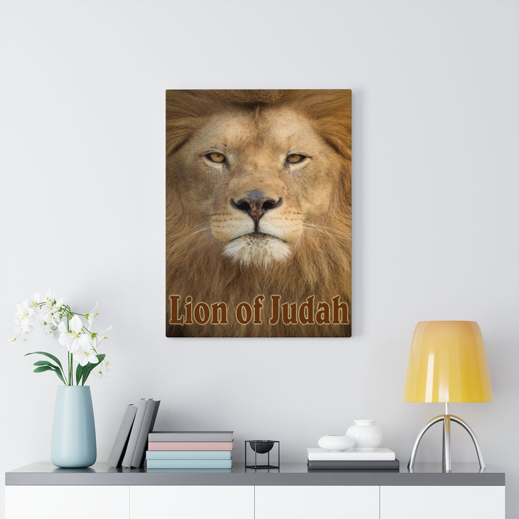 Scripture Walls Revelation 5:5 Lion of Judah Bible Verse Canvas Christian Wall Art Ready to Hang Unframed-Express Your Love Gifts