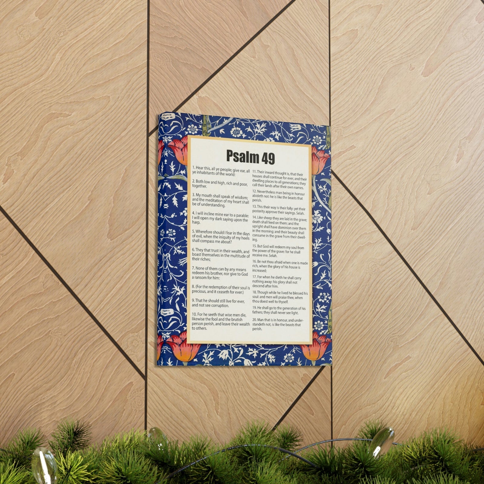 Scripture Walls Riches Will Not Last Psalm 49:17 Christian Wall Art Bible Verse Print Ready to Hang Unframed-Express Your Love Gifts