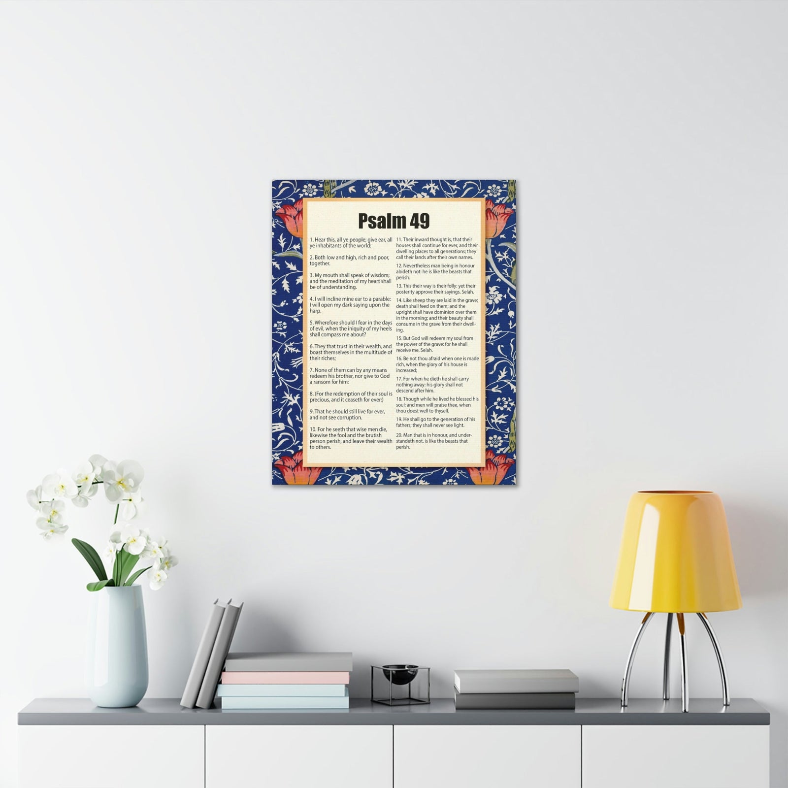 Scripture Walls Riches Will Not Last Psalm 49:17 Christian Wall Art Bible Verse Print Ready to Hang Unframed-Express Your Love Gifts