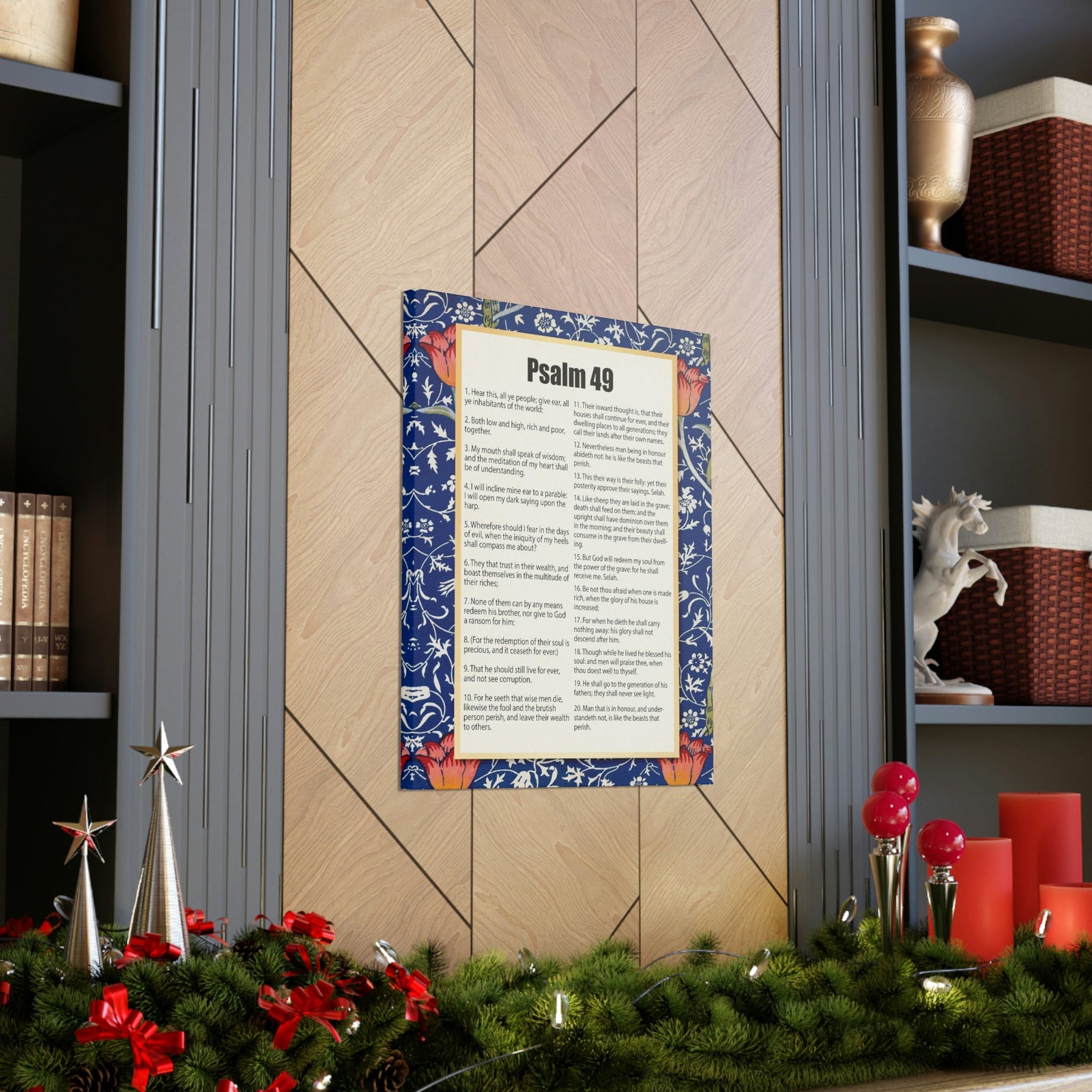 Scripture Walls Riches Will Not Last Psalm 49:17 Christian Wall Art Bible Verse Print Ready to Hang Unframed-Express Your Love Gifts