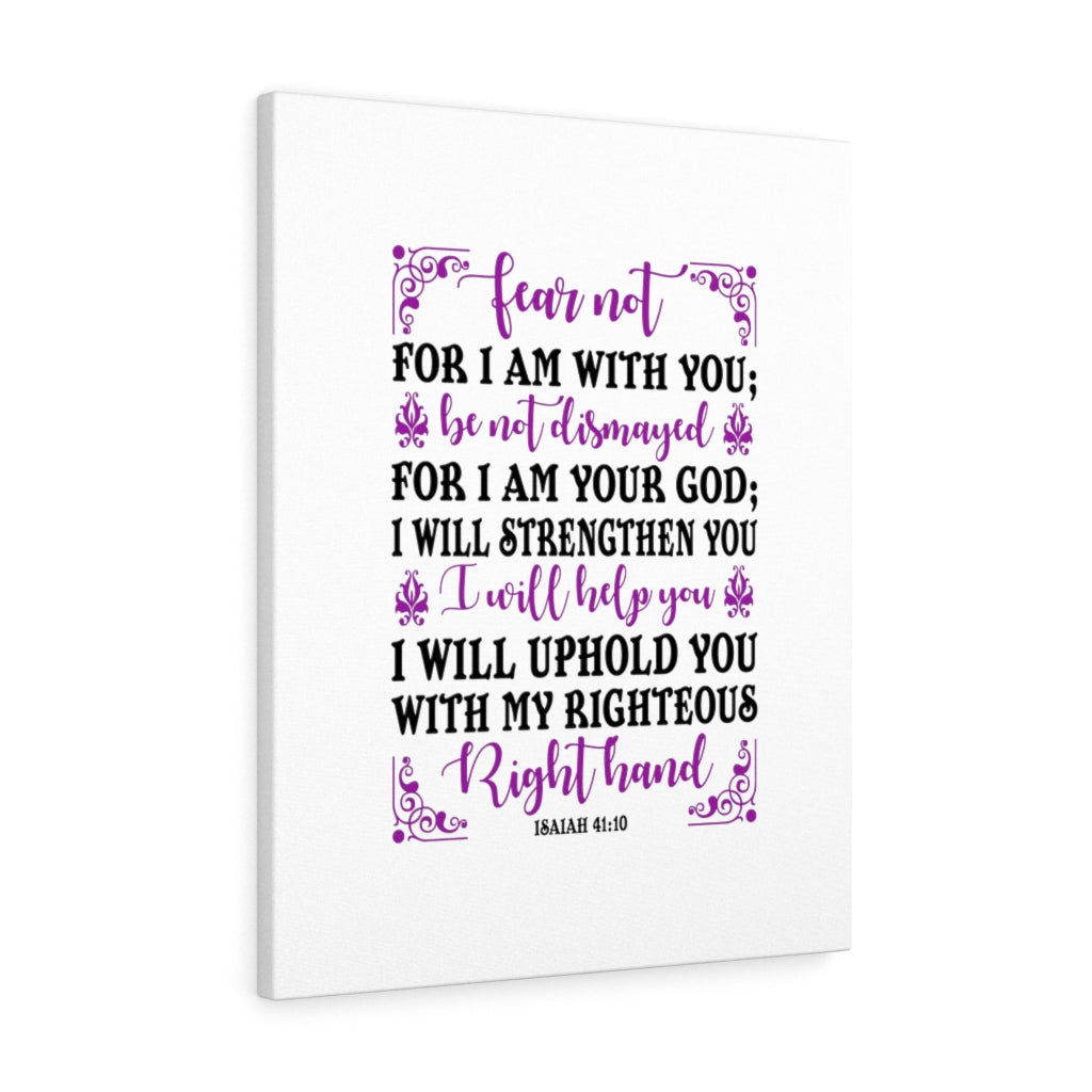 Scripture Walls Righteous Right Hand Isaiah 41:10 Bible Verse Canvas Christian Wall Art Ready to Hang Unframed-Express Your Love Gifts