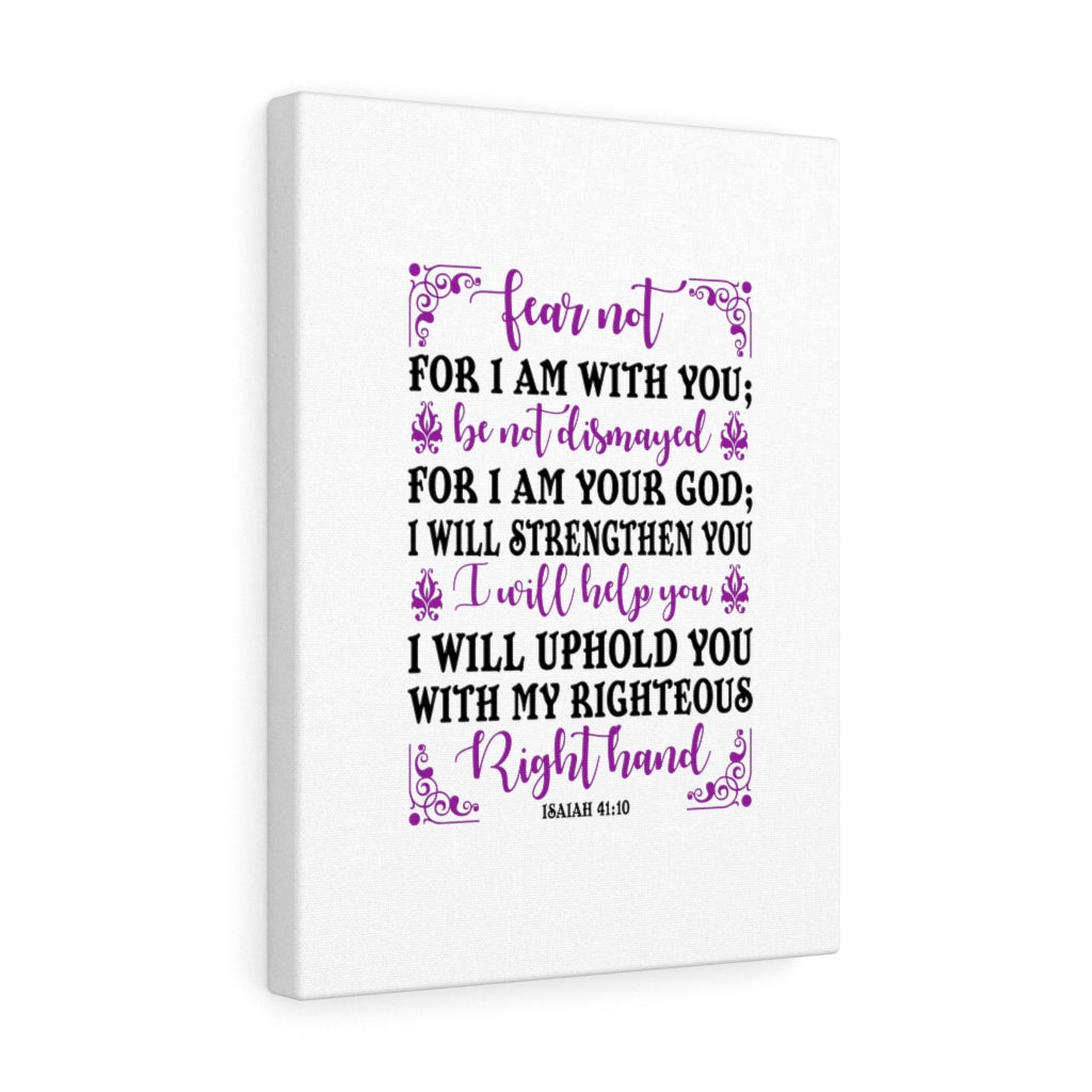 Scripture Walls Righteous Right Hand Isaiah 41:10 Bible Verse Canvas Christian Wall Art Ready to Hang Unframed-Express Your Love Gifts