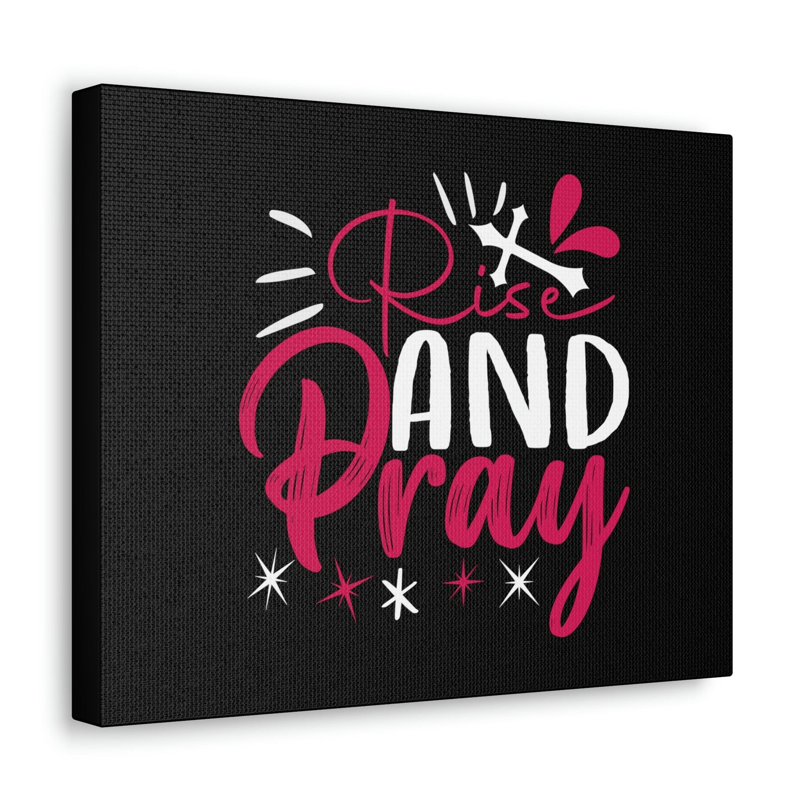 Scripture Walls Rise And Pray Mark 1:35 Red Christian Wall Art Bible Verse Print Ready to Hang Unframed-Express Your Love Gifts
