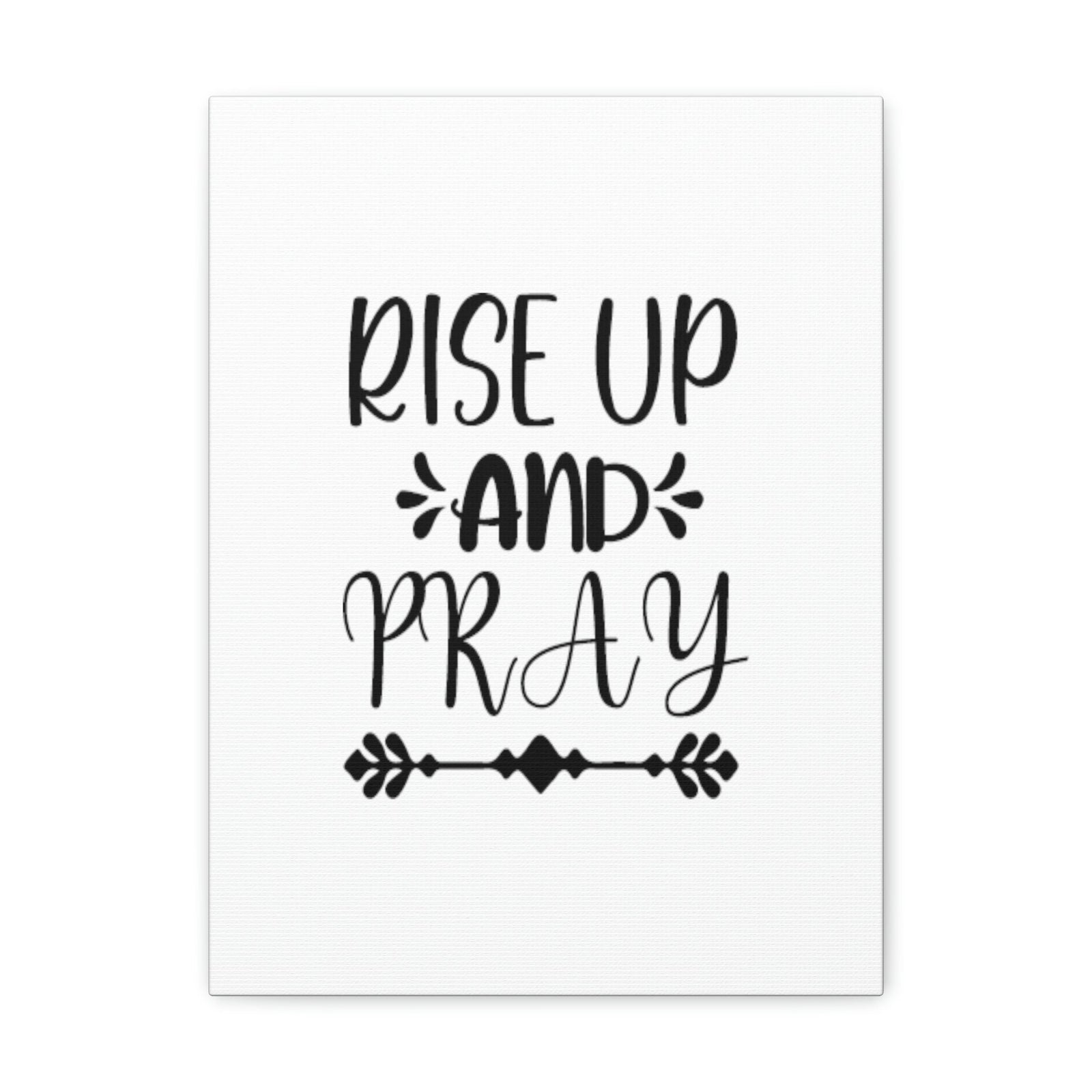 Scripture Walls Rise Up And Pray Mark 1:35 Capital Christian Wall Art Bible Verse Print Ready to Hang Unframed-Express Your Love Gifts