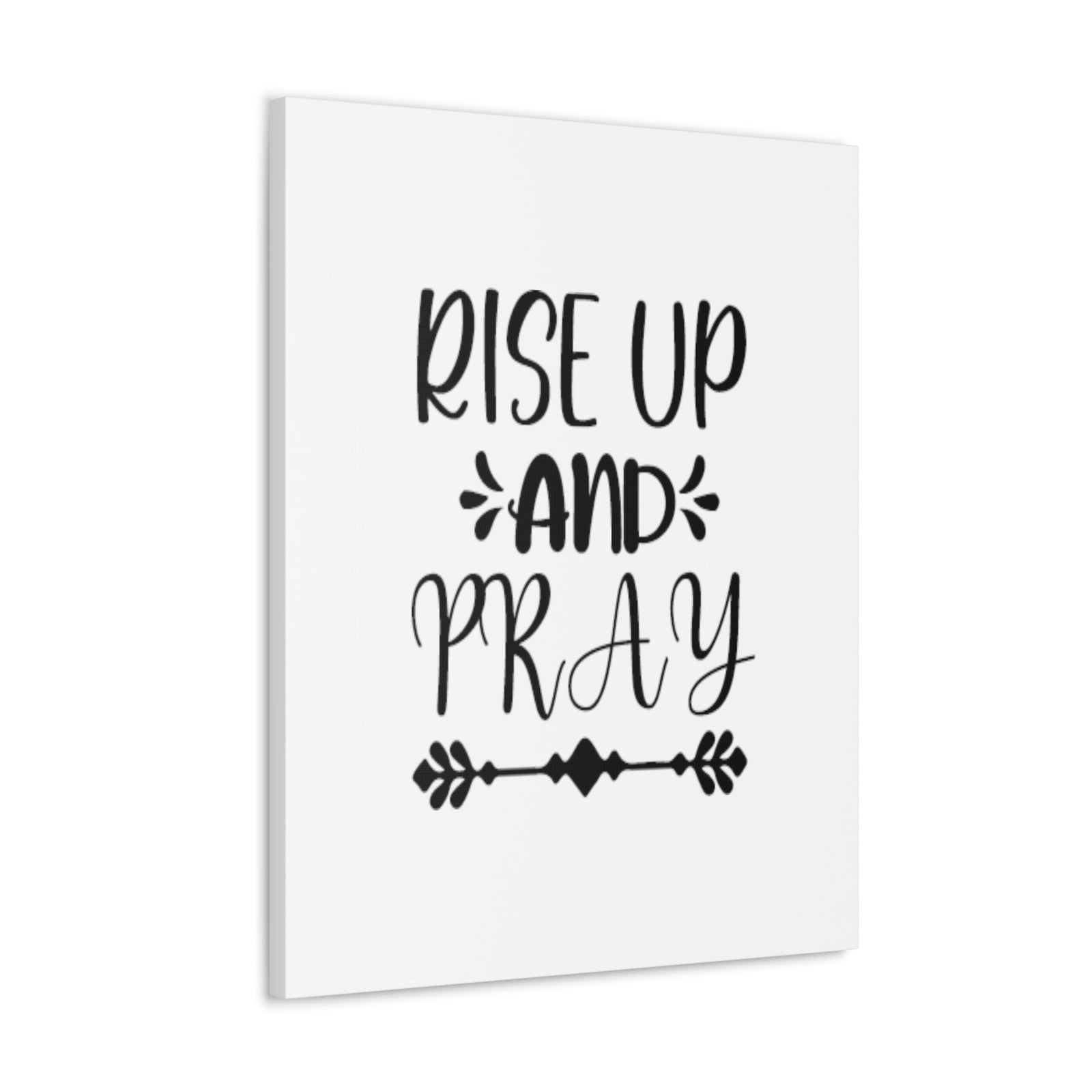Scripture Walls Rise Up And Pray Mark 1:35 Capital Christian Wall Art Bible Verse Print Ready to Hang Unframed-Express Your Love Gifts