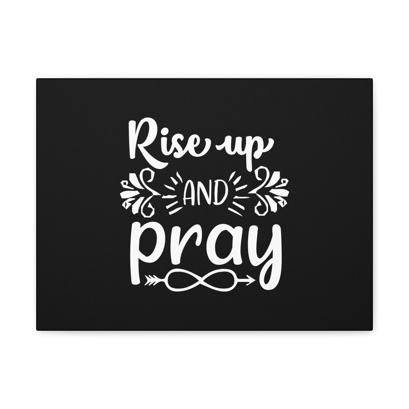 Scripture Walls Rise Up And Pray Mark 1:35 Infinity Christian Wall Art Bible Verse Print Ready to Hang Unframed-Express Your Love Gifts