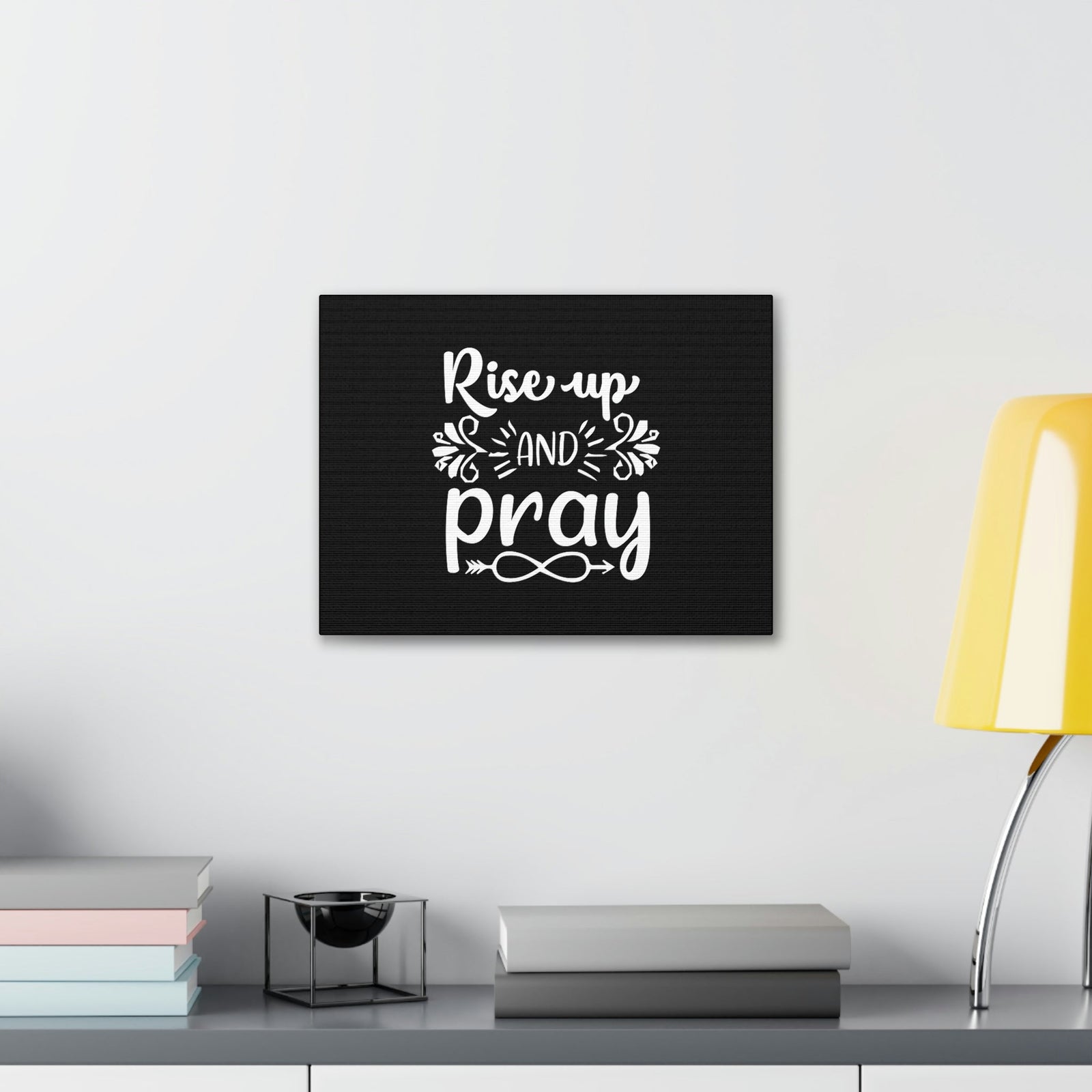 Scripture Walls Rise Up And Pray Mark 1:35 Infinity Christian Wall Art Bible Verse Print Ready to Hang Unframed-Express Your Love Gifts