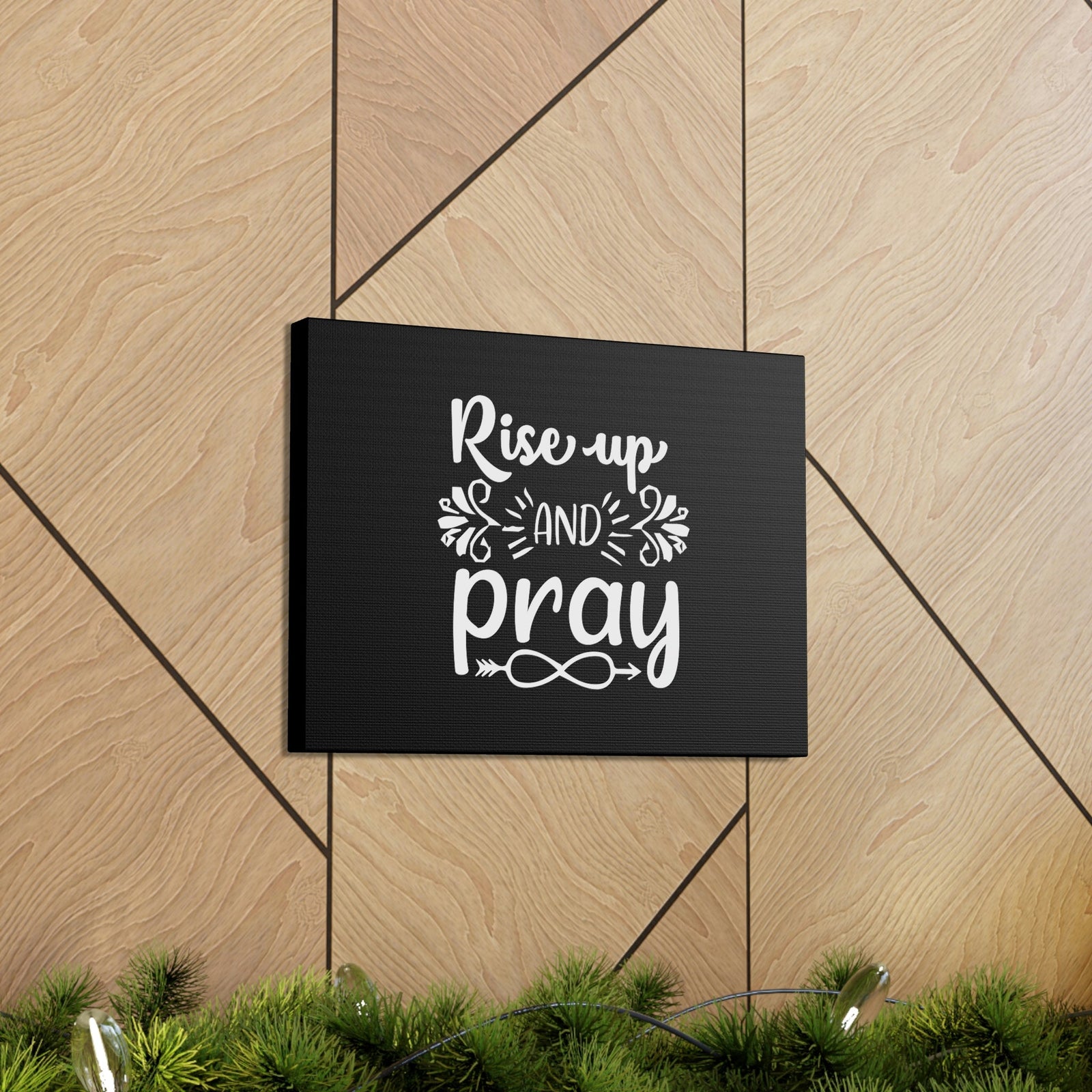 Scripture Walls Rise Up And Pray Mark 1:35 Infinity Christian Wall Art Bible Verse Print Ready to Hang Unframed-Express Your Love Gifts