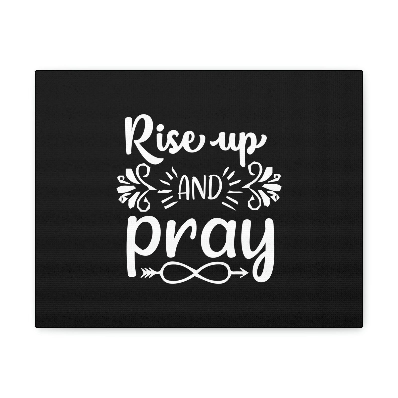 Scripture Walls Rise Up And Pray Mark 1:35 Infinity Christian Wall Art Bible Verse Print Ready to Hang Unframed-Express Your Love Gifts