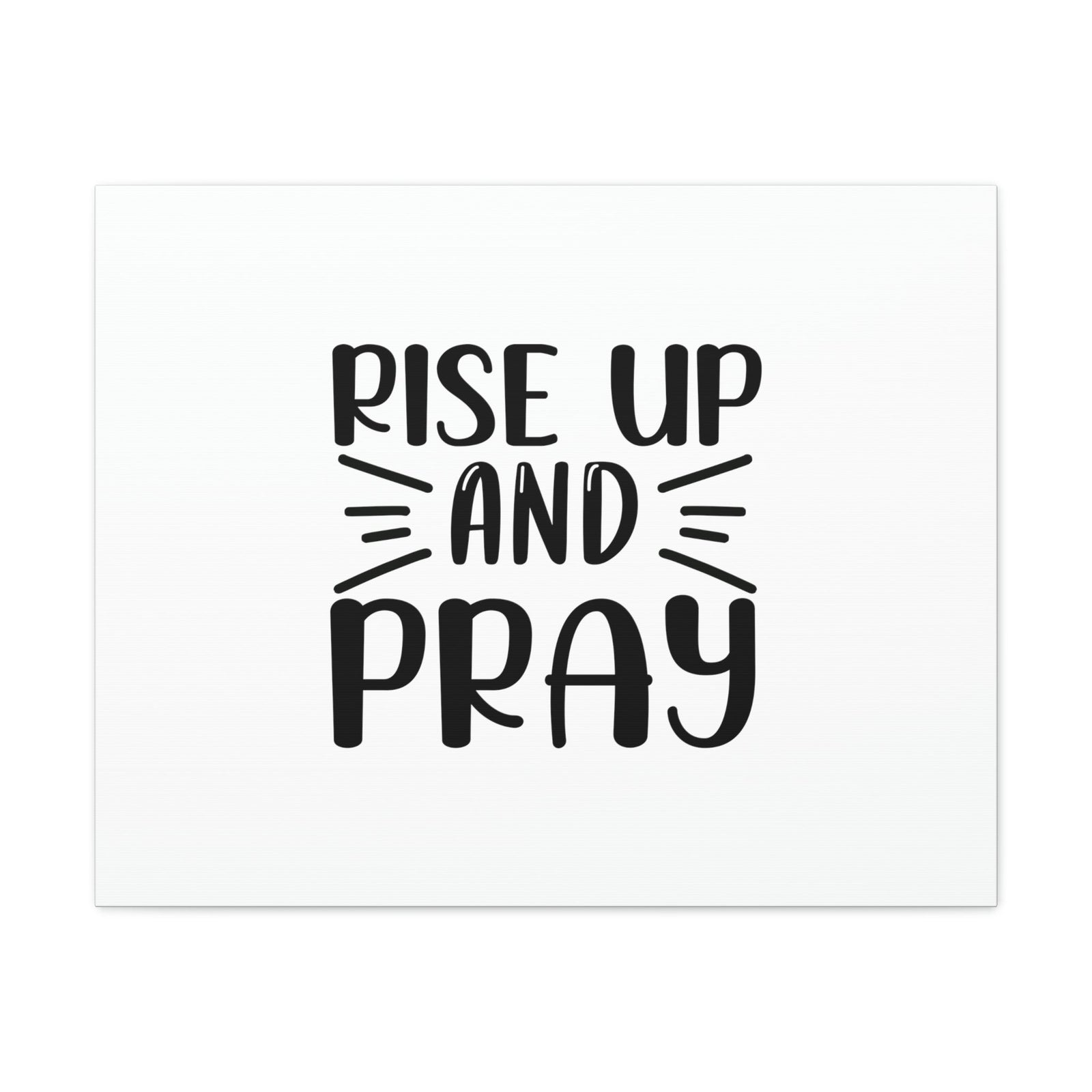 Scripture Walls Rise Up And Pray Matthew 26:41 Rays Christian Wall Art Bible Verse Print Ready to Hang Unframed-Express Your Love Gifts