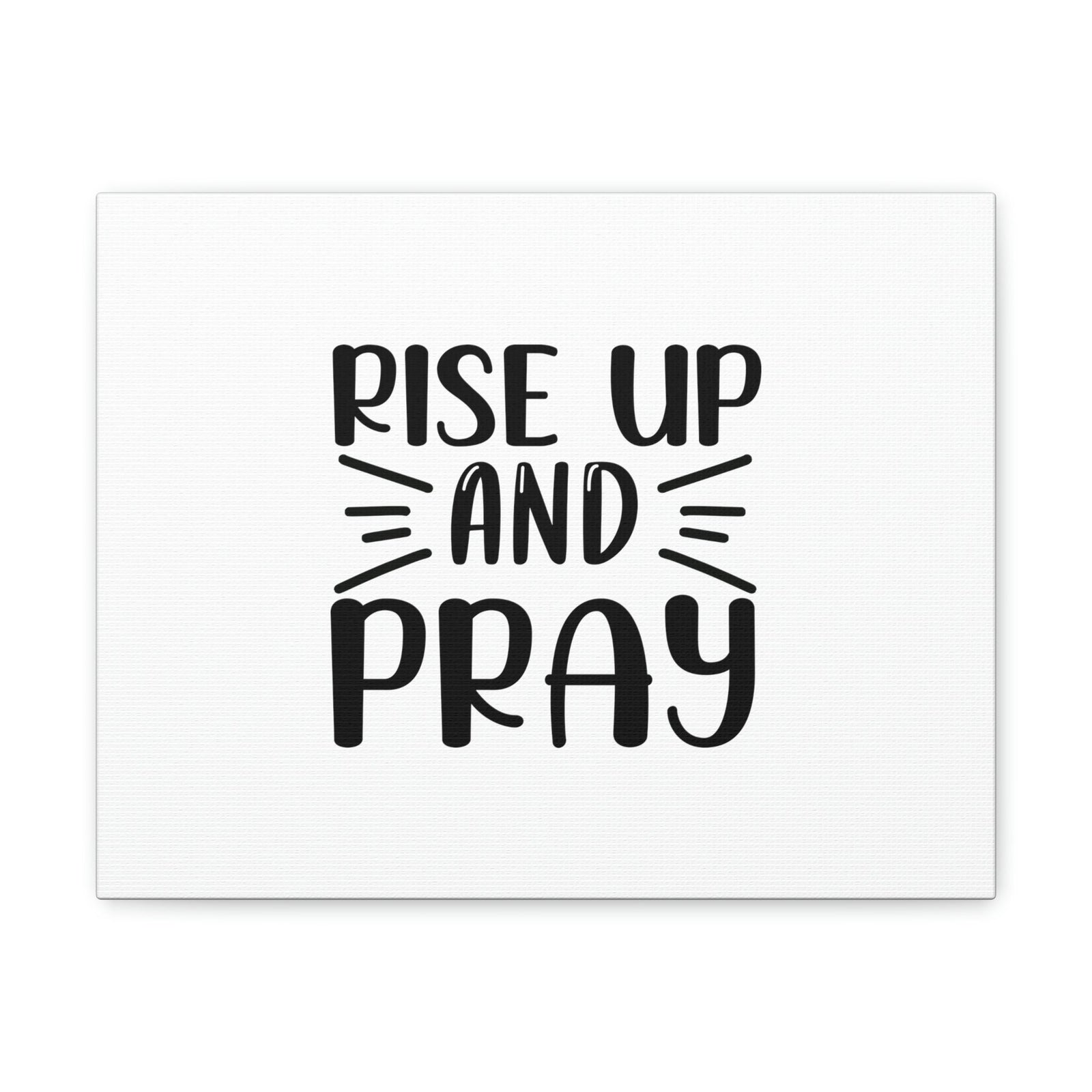 Scripture Walls Rise Up And Pray Matthew 26:41 Rays Christian Wall Art Bible Verse Print Ready to Hang Unframed-Express Your Love Gifts