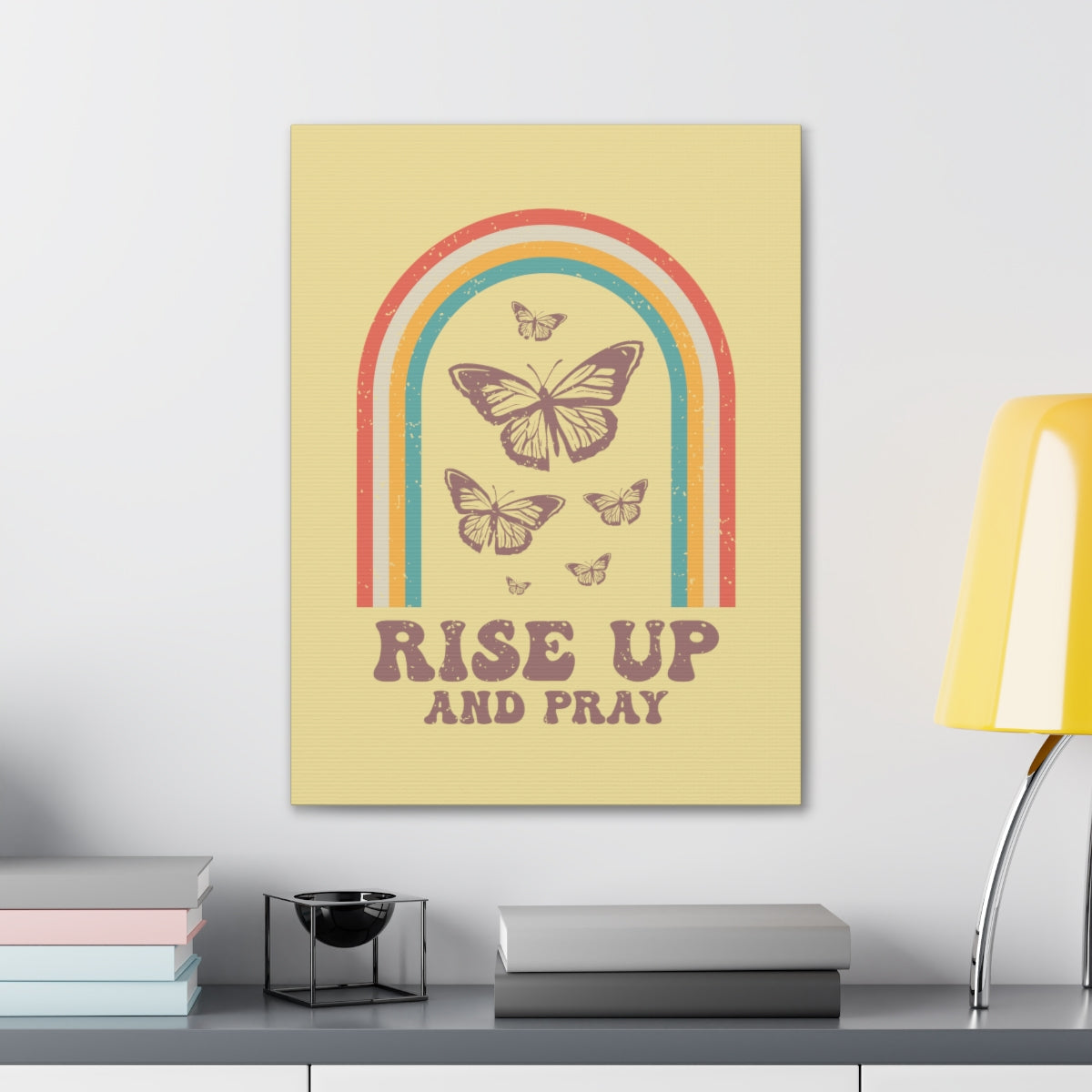 Scripture Walls Rise Up Butterfly Micah 7:8 Christian Wall Art Bible Verse Print Ready to Hang Unframed-Express Your Love Gifts