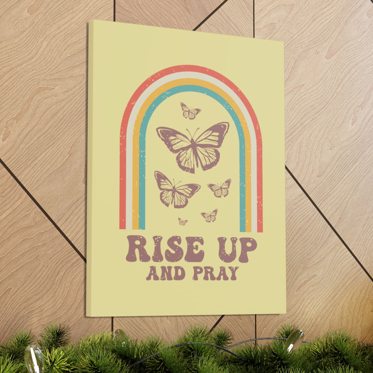 Scripture Walls Rise Up Butterfly Micah 7:8 Christian Wall Art Bible Verse Print Ready to Hang Unframed-Express Your Love Gifts